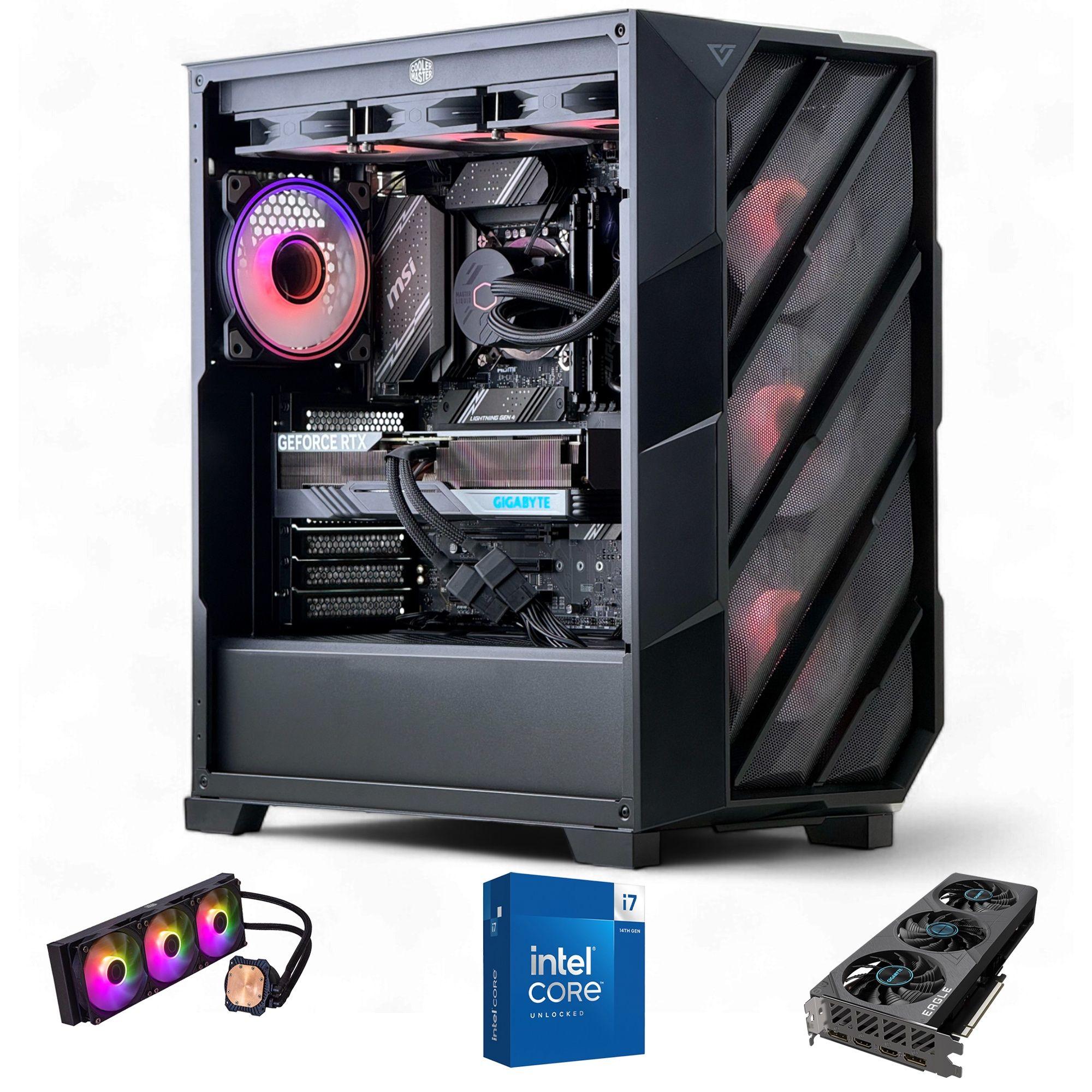 PC GAMER: INTEL CORE i7 14700K 64gb DDR5 1Tb RTX 4070 Ti SUPER WiFi-0