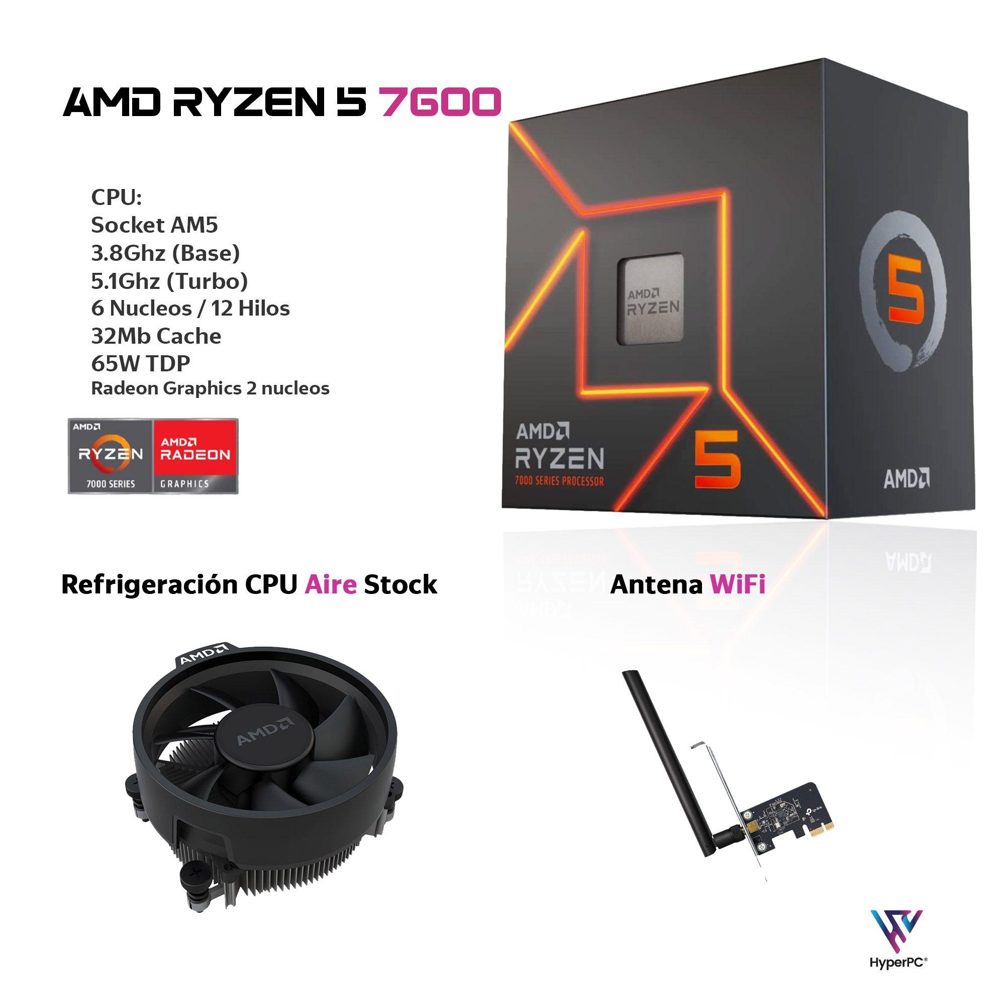 PC GAMER AMD Ryzen 5 7600 16Gb DDR5 1Tb Radeon Graphics-2