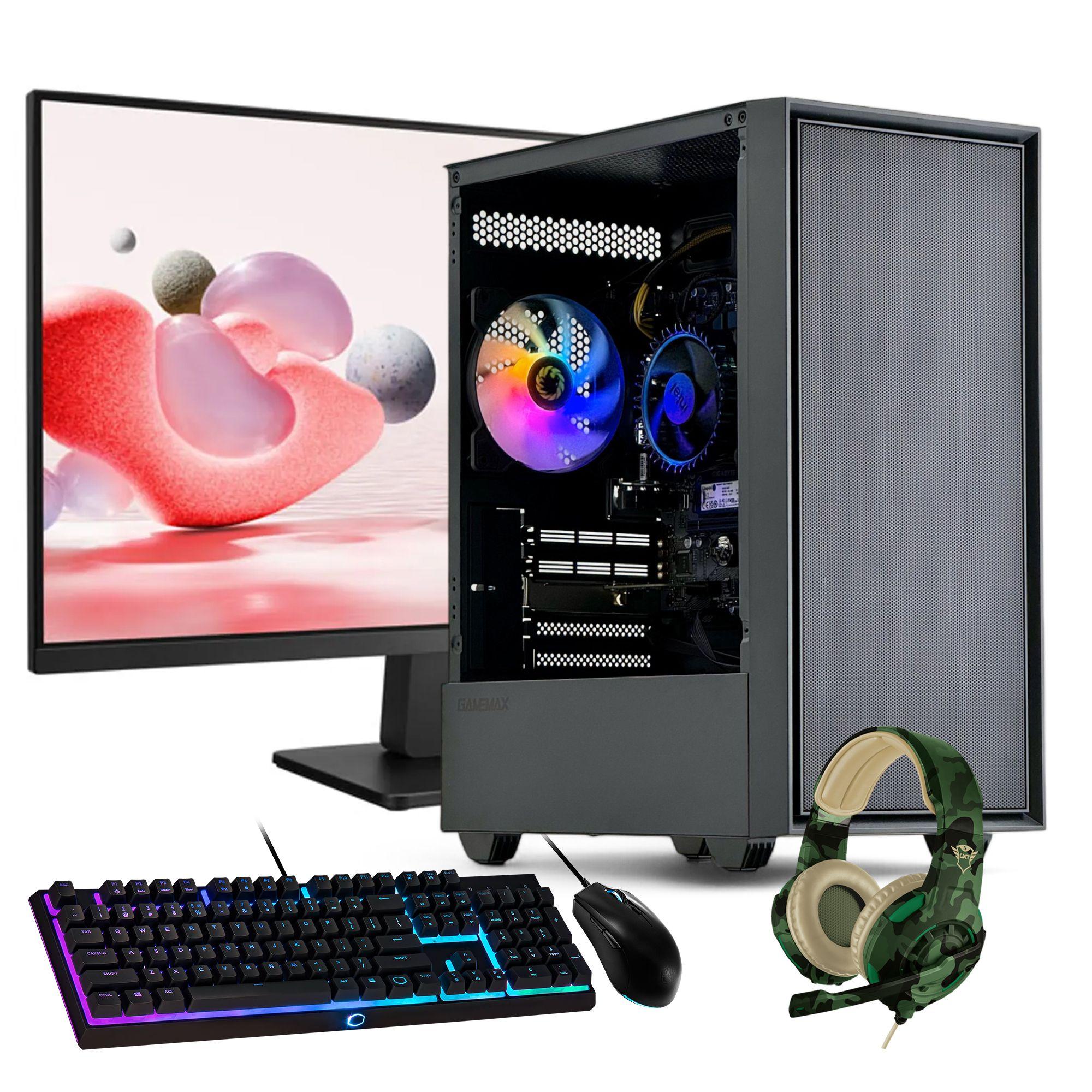 PC GAMER + MONITOR 24 + Perif: AMD RYZEN 5 8600G 32Gb 2Tb 760M