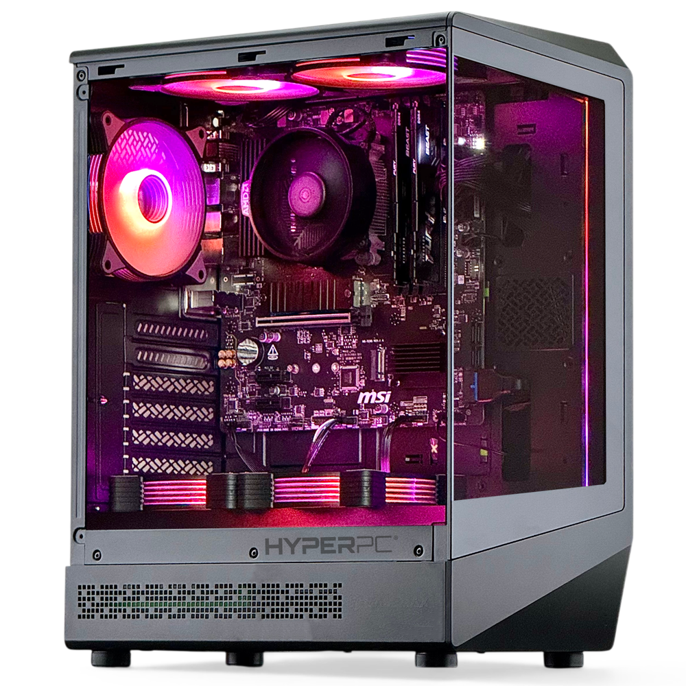 PC GAMER + MONITOR 24 + Perif: AMD RYZEN 5 8600G 32Gb 1Tb 760M-1