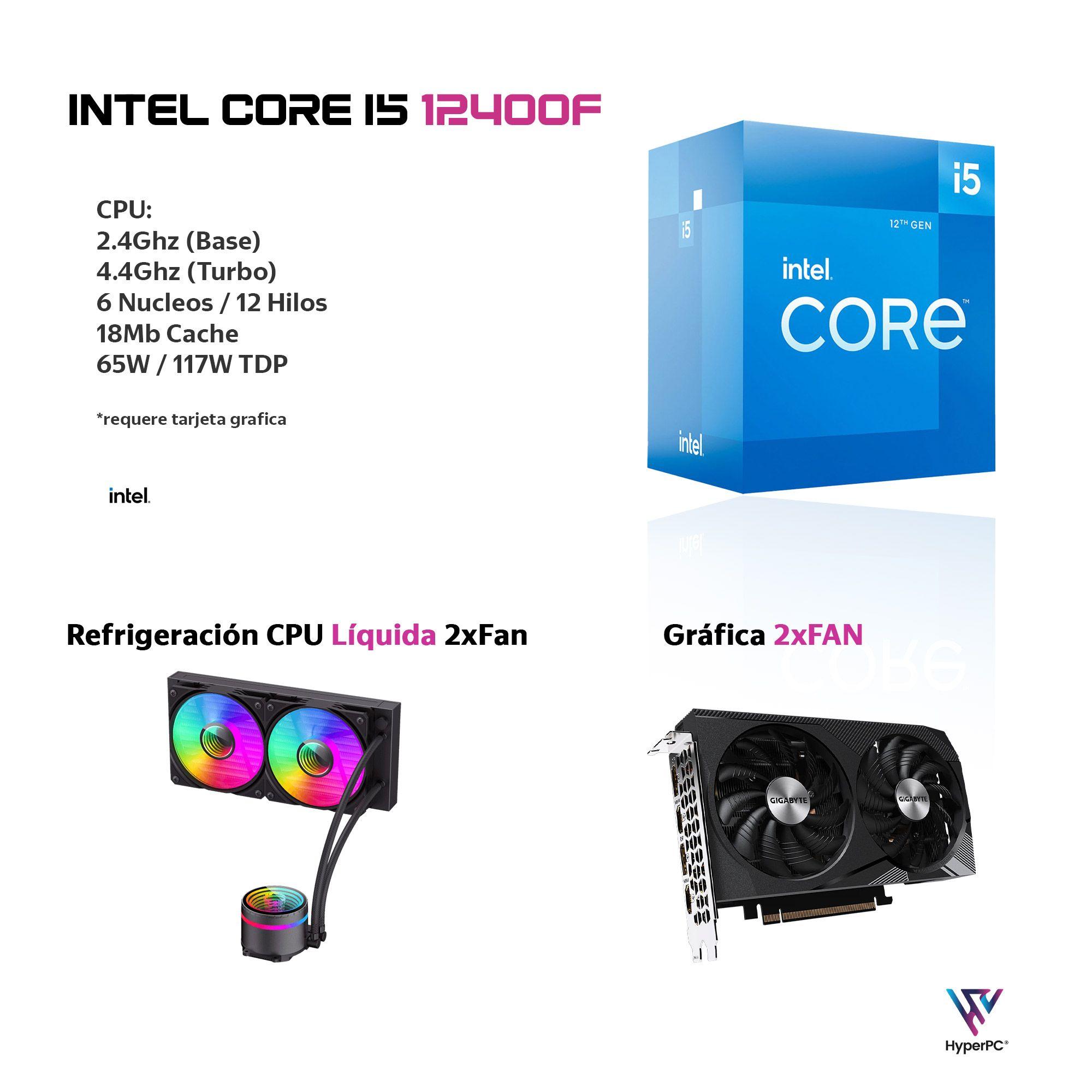 PC GAMER INTEL CORE i5 12400 32gb DDR5 2Tb RTX 4060 WiFi-2