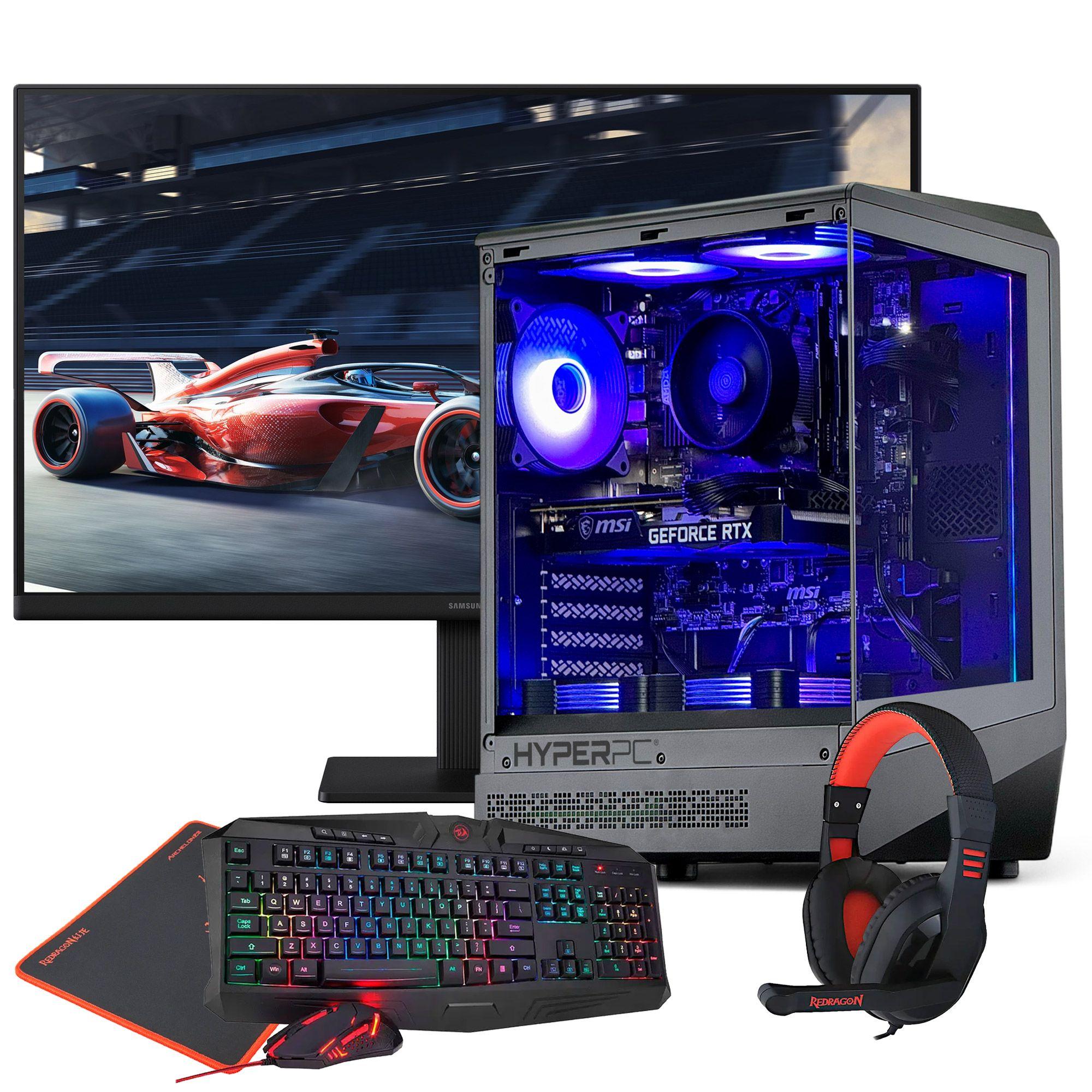 PC GAMER + MONITOR 24 + Perif: INTEL CORE i3 13100 16Gb 1Tb RTX 5060-0