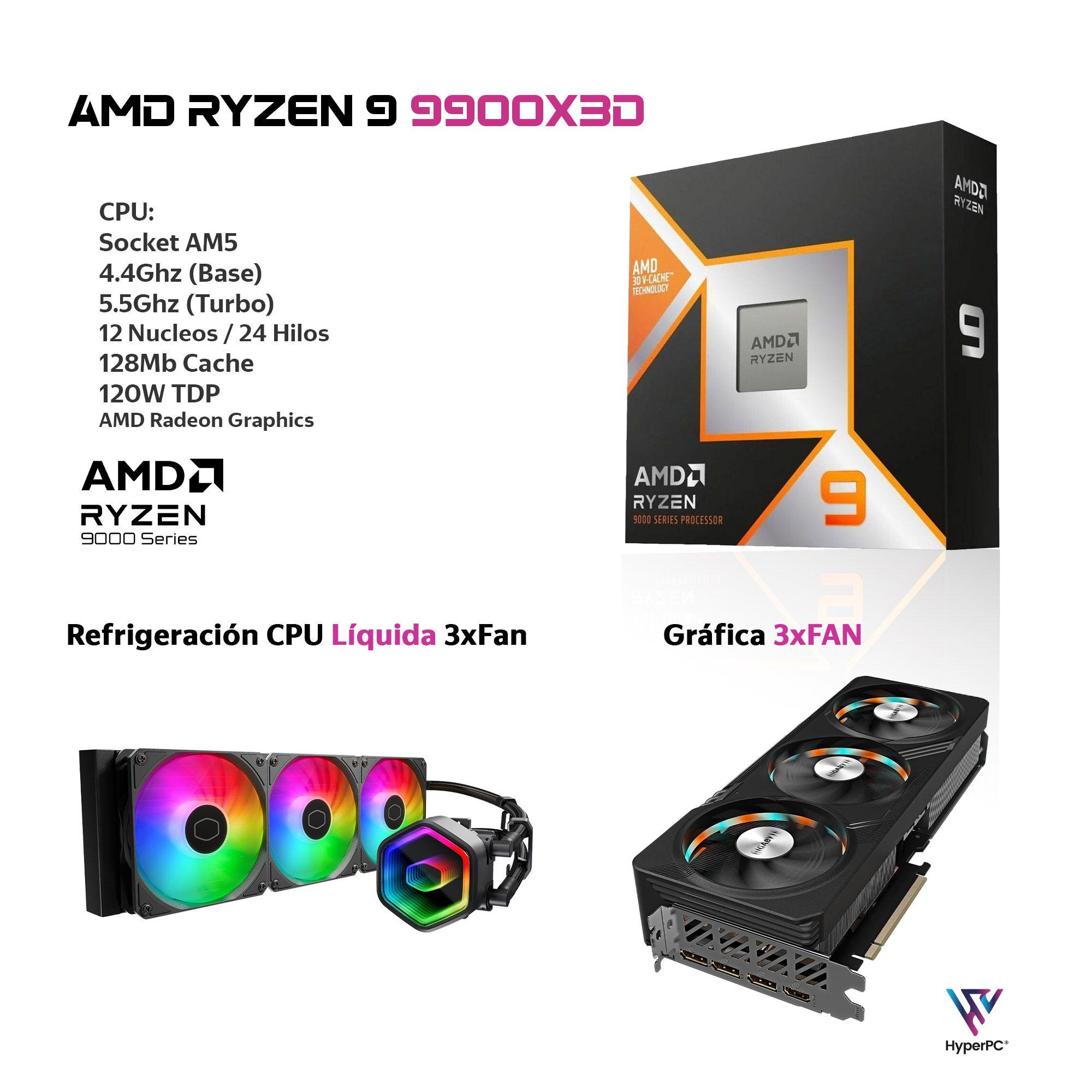 PC GAMER AMD RYZEN 9 9900X3D 128Gb 2Tb RTX 5090 32GB-2