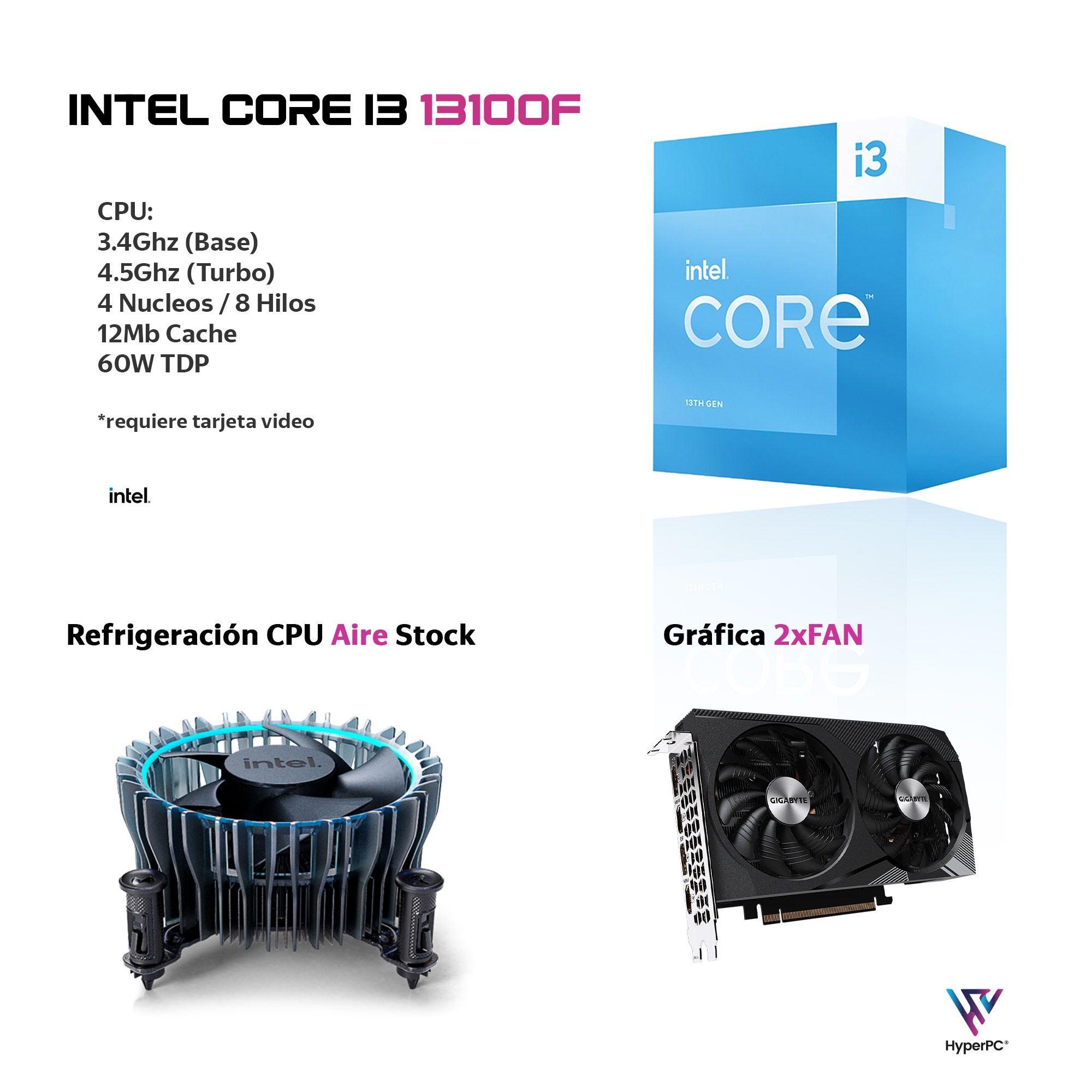 PC GAMER Blanco INTEL CORE i3 13100 16gb 1Tb RTX 3050 WiFi-2