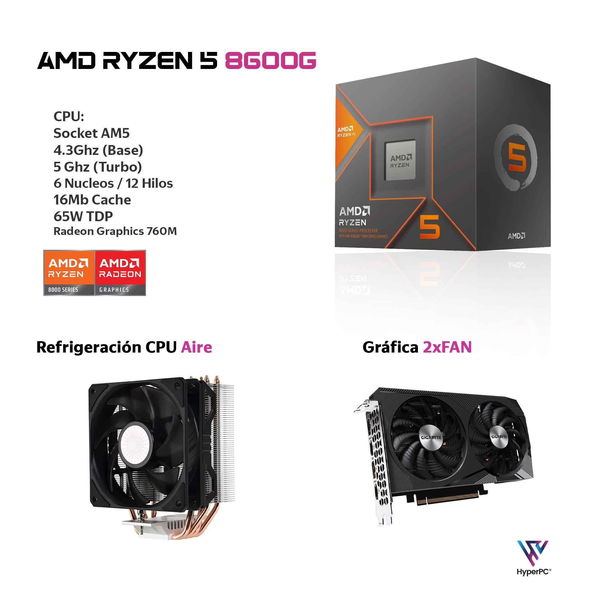PC Workstation Foto Ultra AMD Ryzen 5 8600G 128gb DDR5 2+2Tb RTX 5060 Ti-2