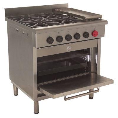 Cocina 4 Plato 1 Horno + Churrasquera GLP 6EA50-0