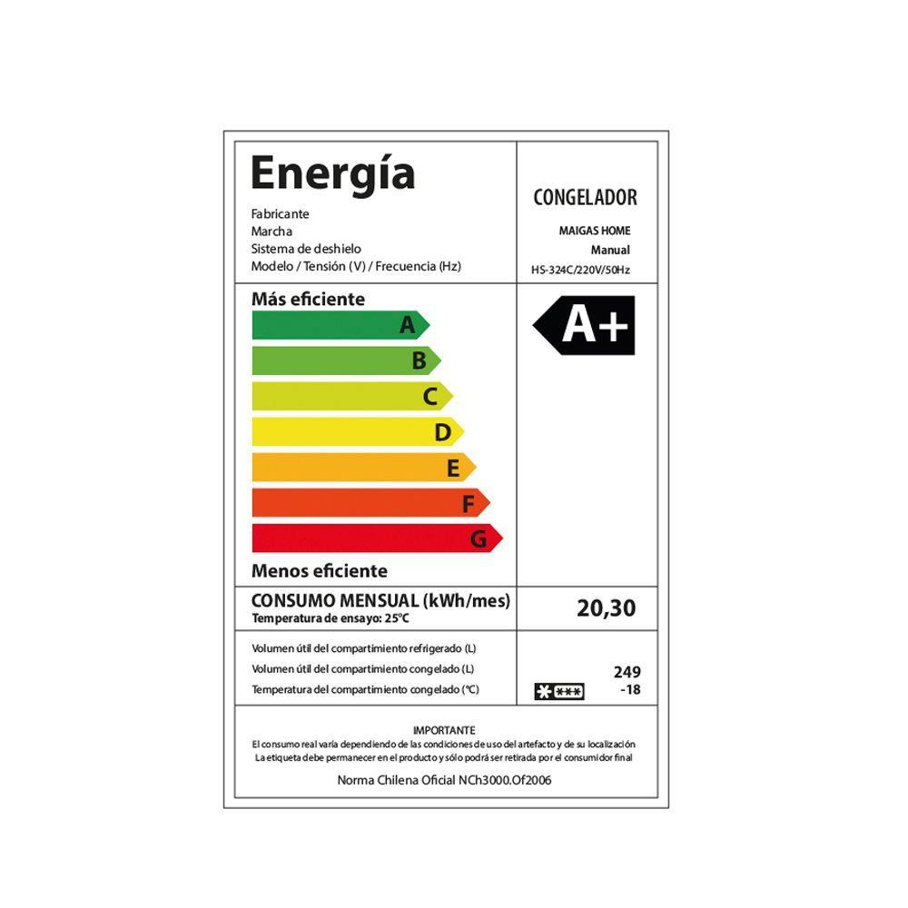 Congelador dual 249 litros  HS-324C-4