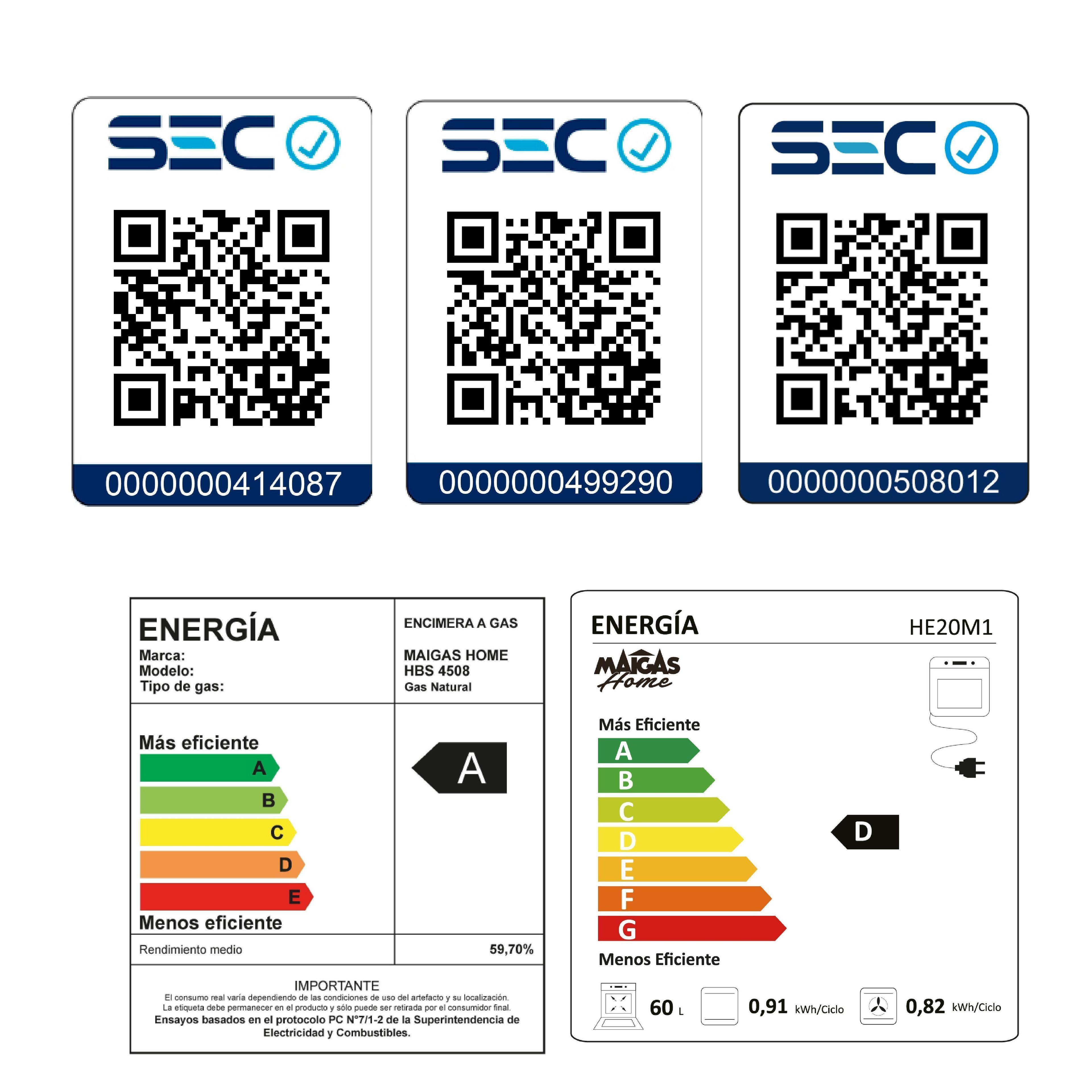 Kit Horno 60 litros con spiedo + Encimera a gas 4 quemadores + Campana retráctil-7