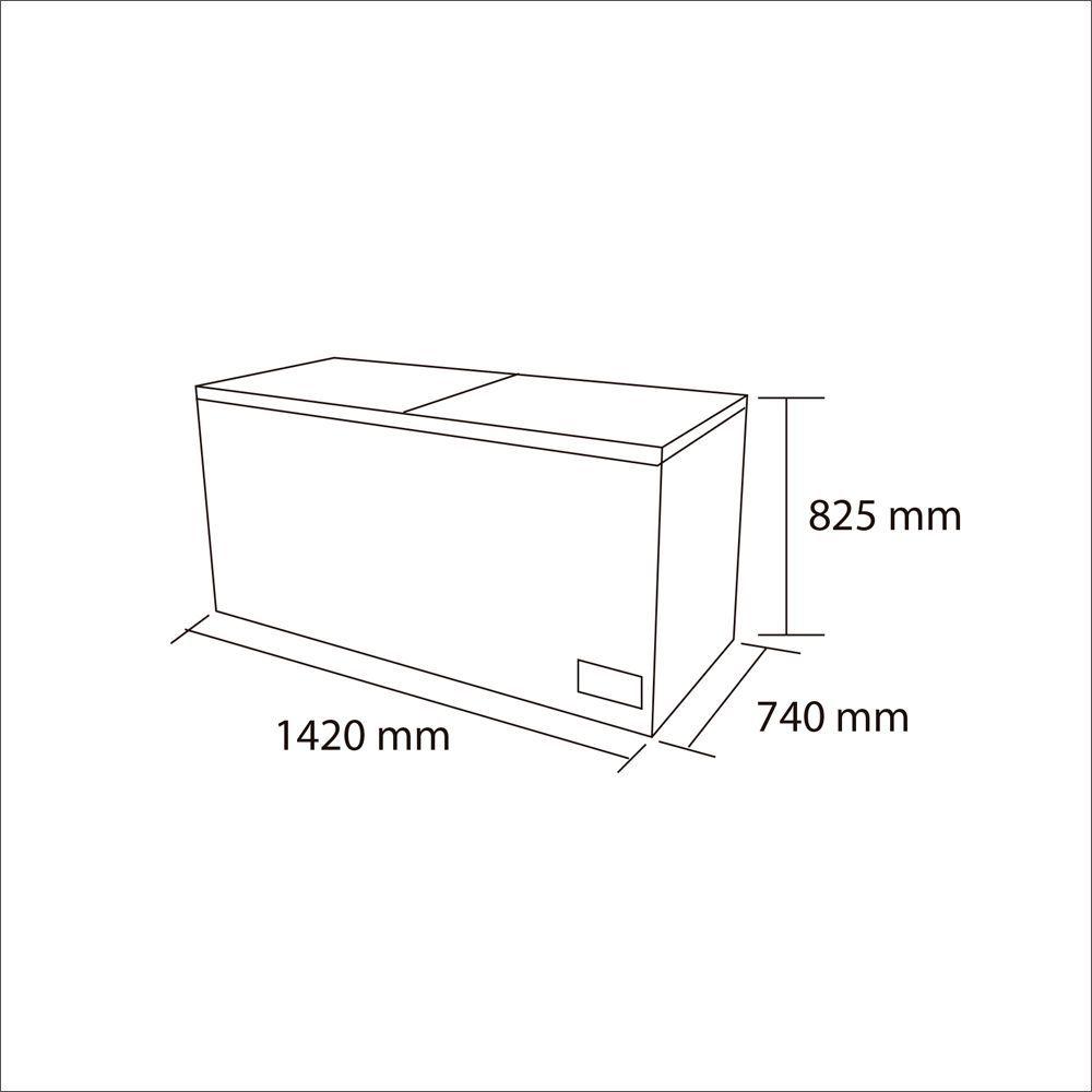 Congelador dual 412 Lts HS-546C-2