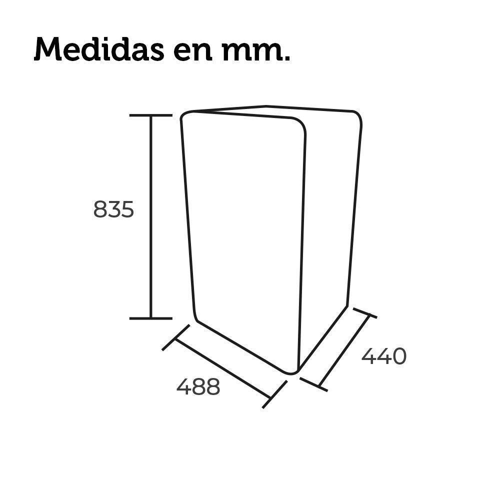 Frigobar retro 93 litros blanco HS-121LB-3