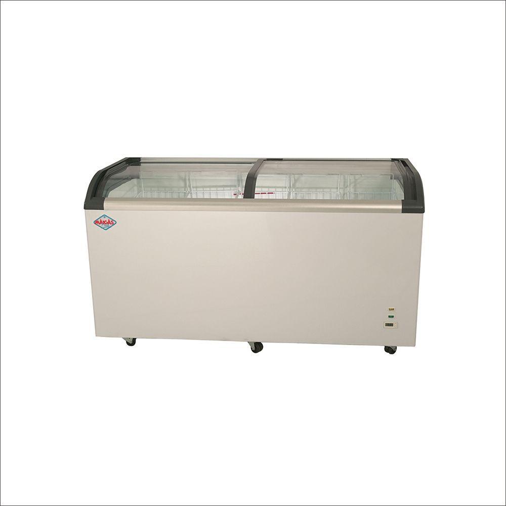 Congelador Isla tapa vidrio curvo 470 Lts  SD520Q-0