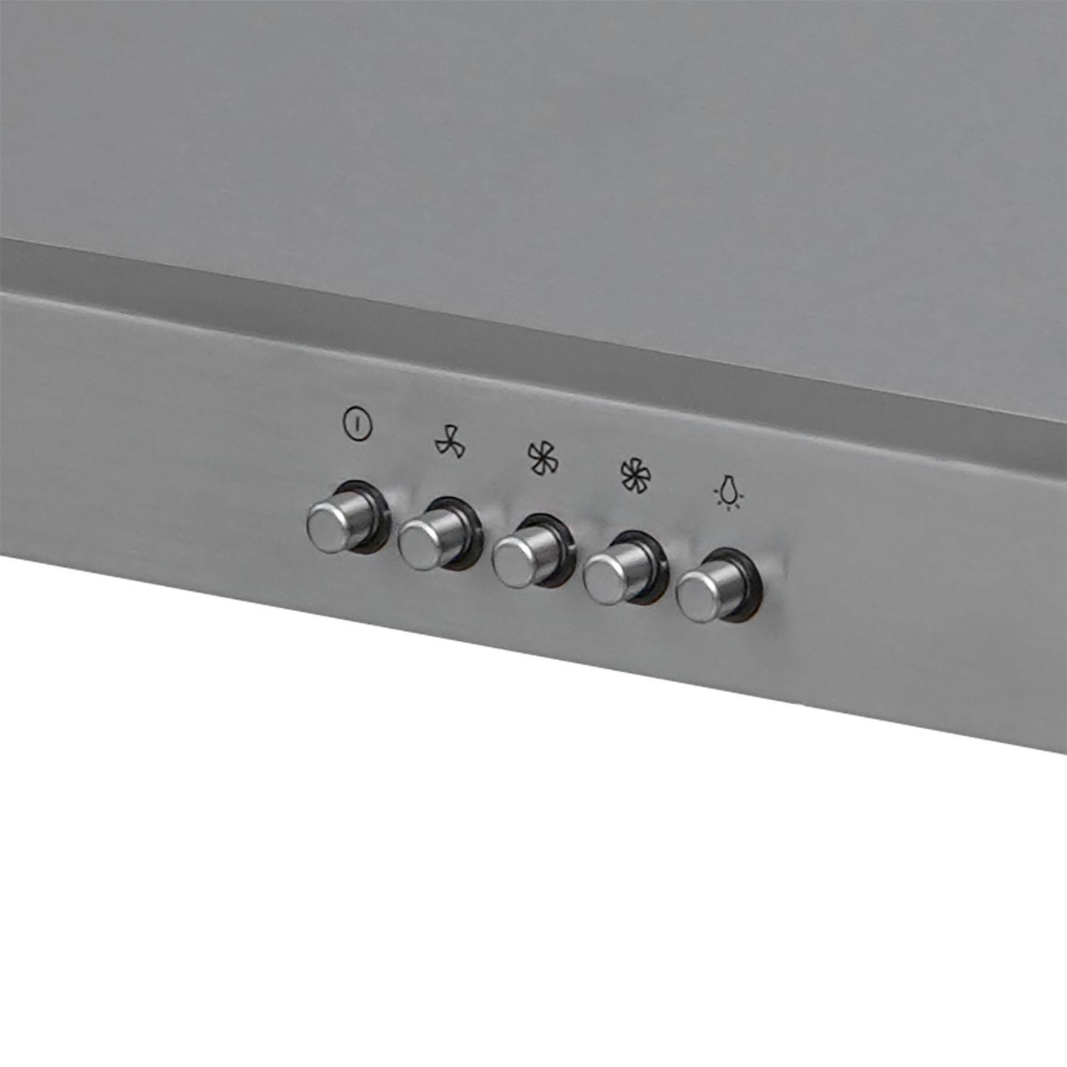 Campana Piramidal Acero Inox 60 cm 3 Velocidades-4