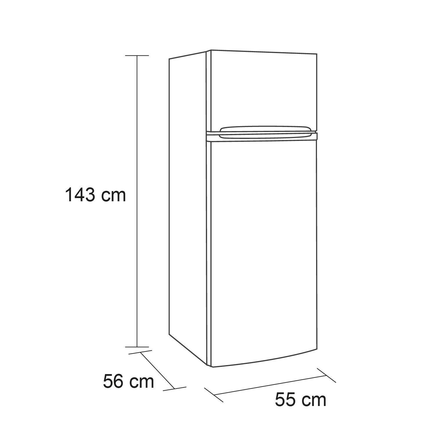 REFRIGERADOR FRIO DIRECTO 205 LT DF2-285-3