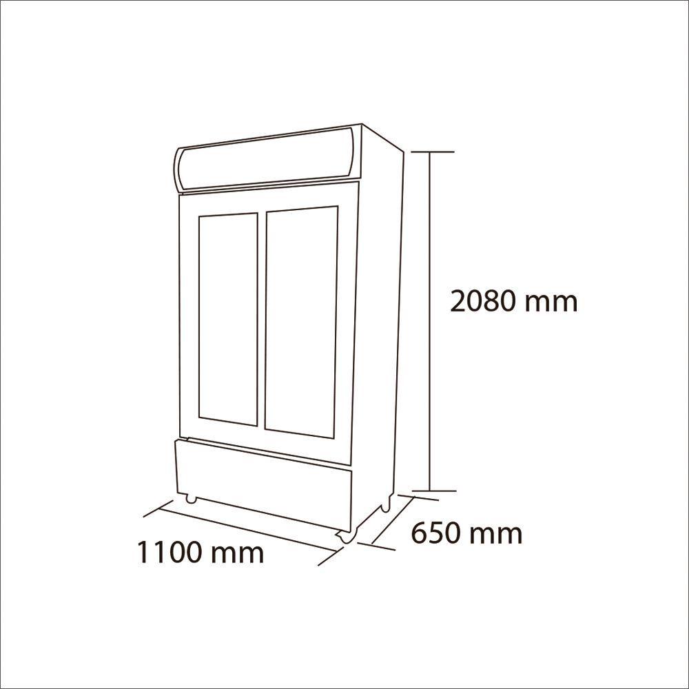 Visicooler 1000 lt. LG-1000S-4