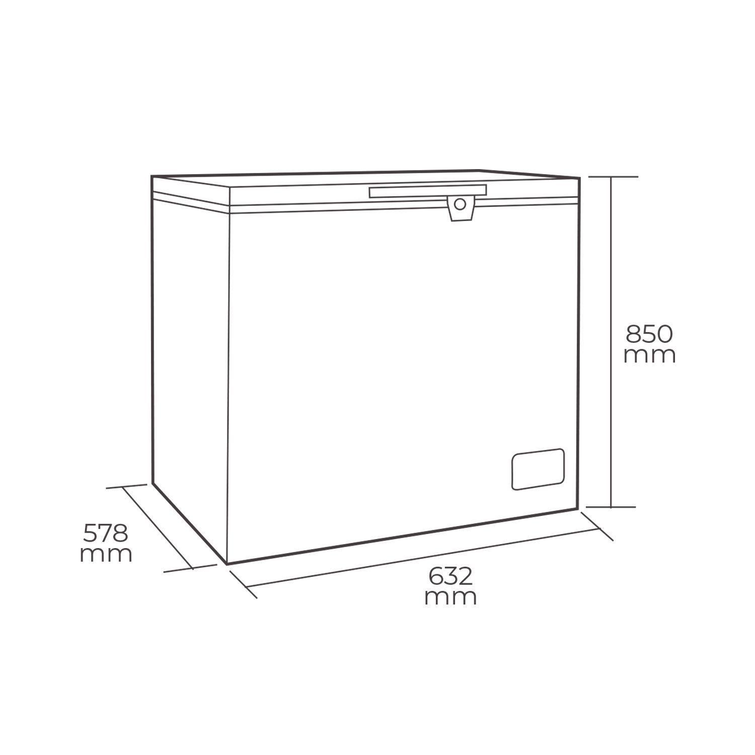 Congelador Dual Tapa Dura 145 litros HS-186C-3