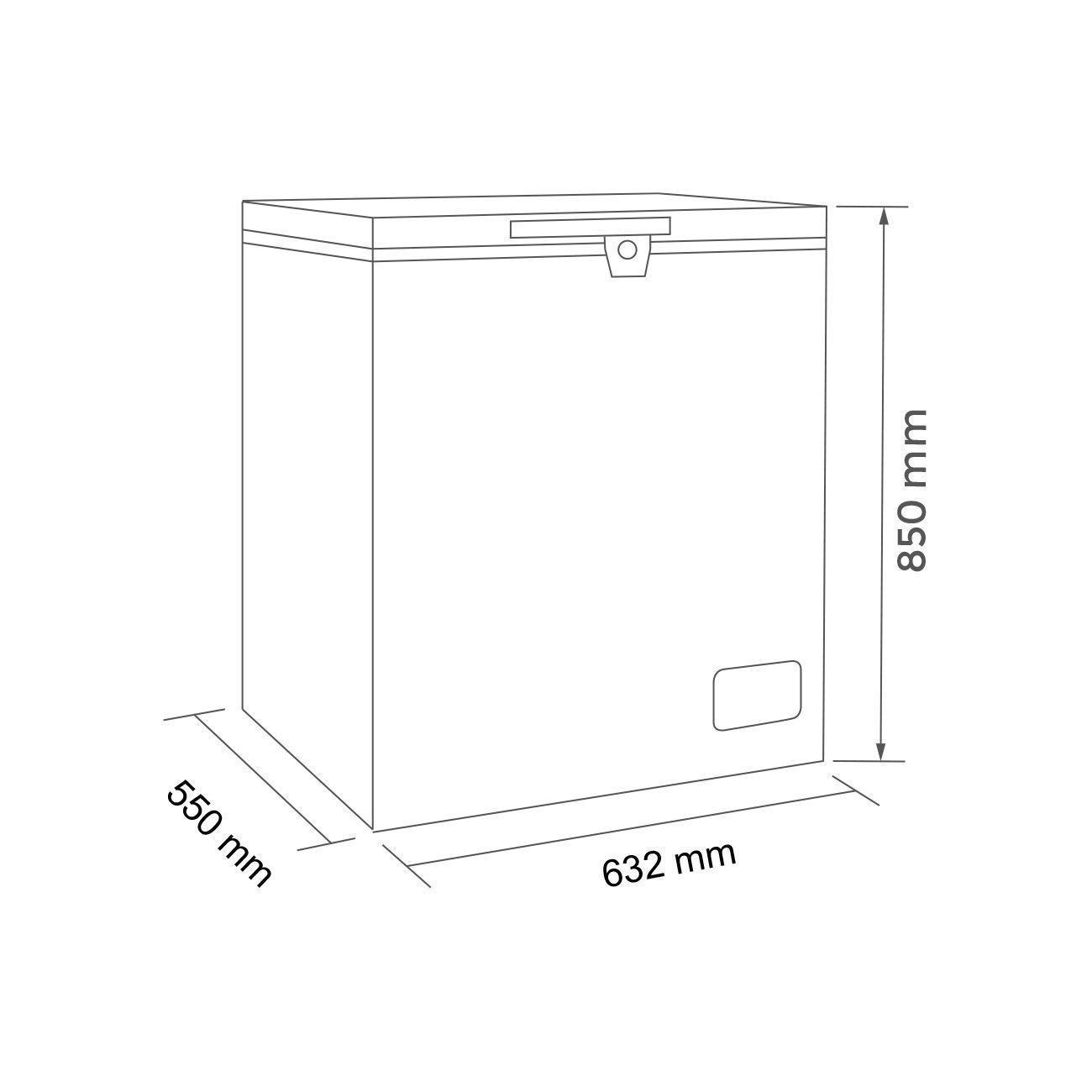 Freezer horizontal Dual tapa dura 145 litros HS-186C-6