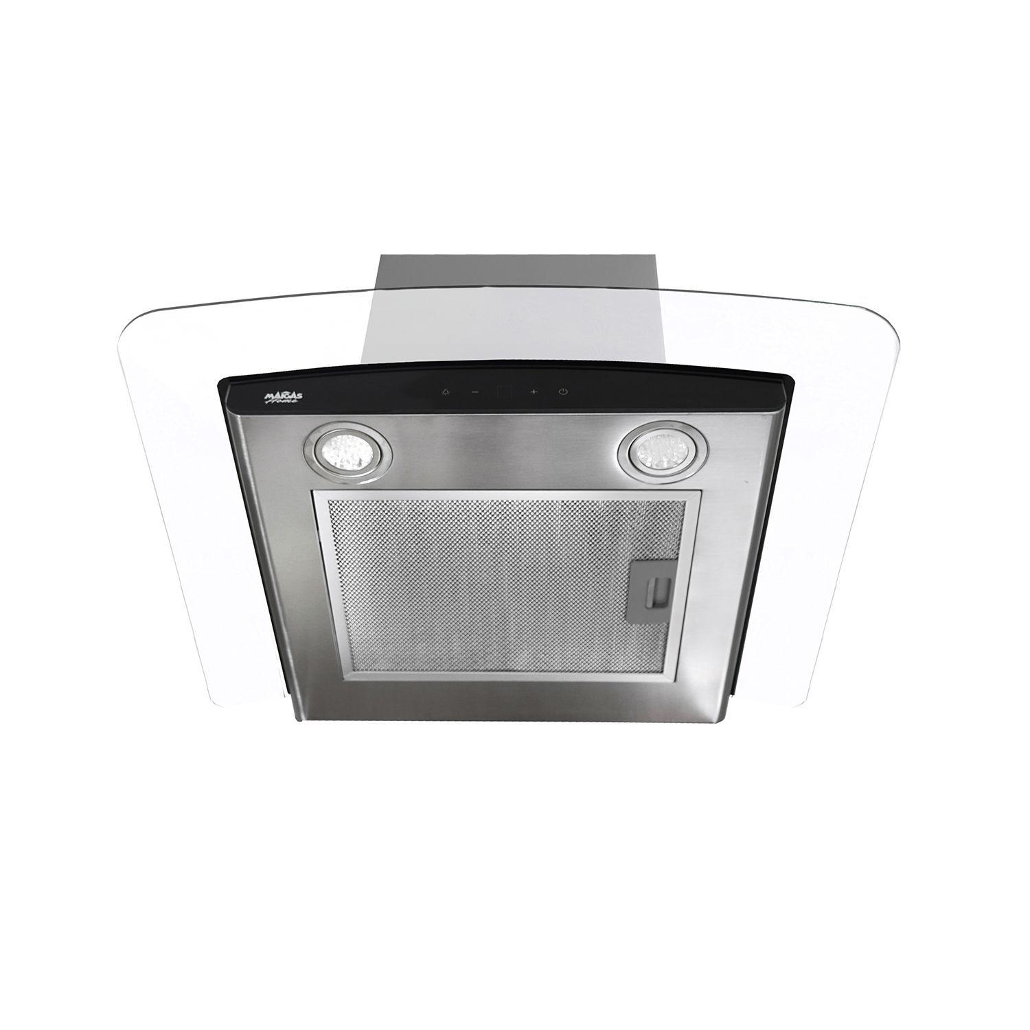 Campana Vidrio Curvo Touch 60 cm, 3 Velocidades-2