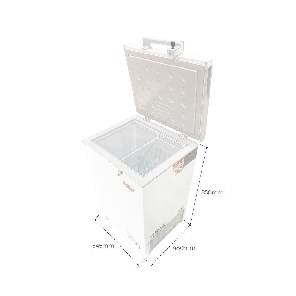 Freezer horizontal tapa dura Dual 100 litros blanco BD100B-5