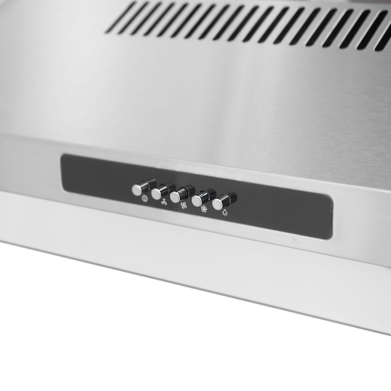 Campana convencional acero Inox 60 cm, 3 velocidades-4