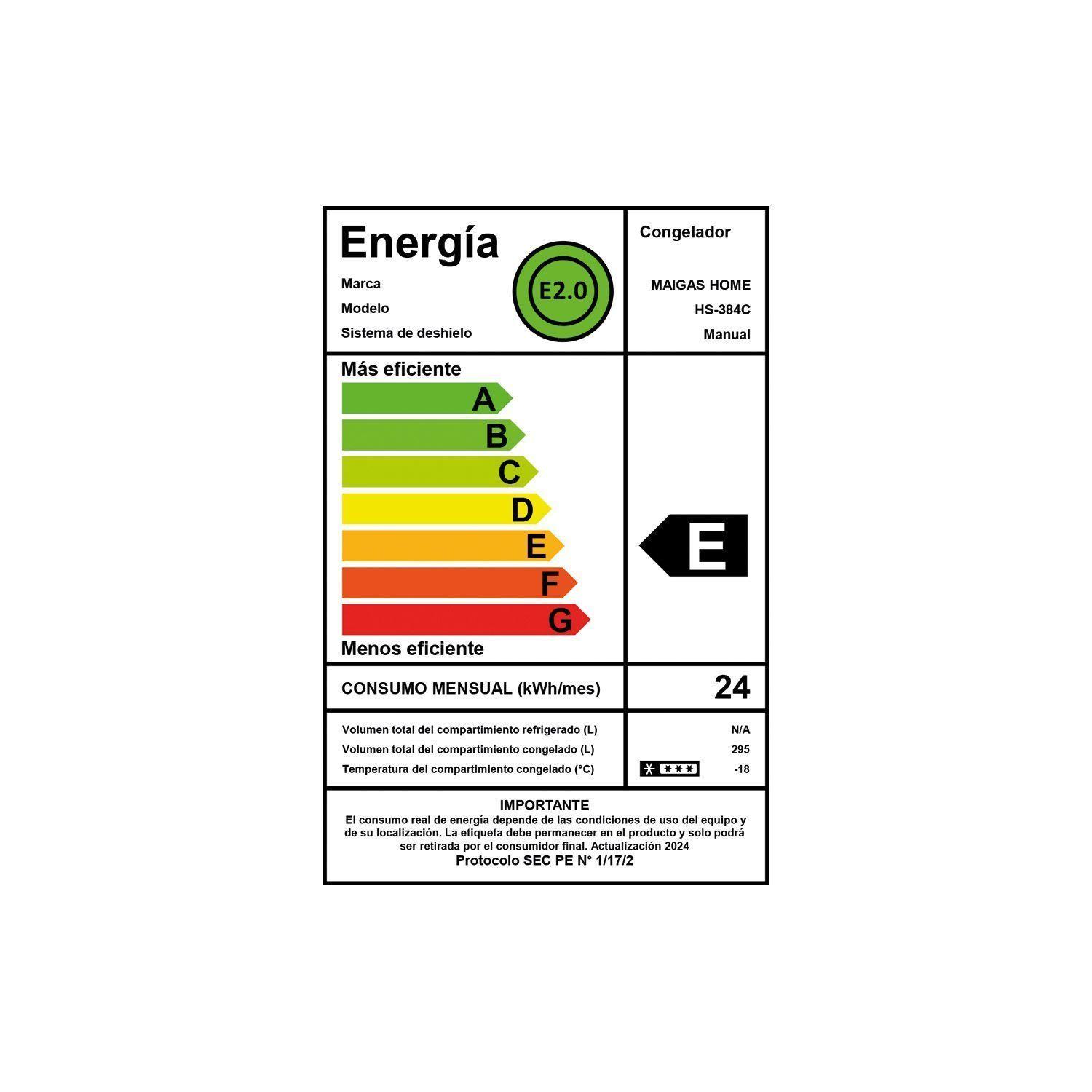 Freezer horizontal dual 295 Litros  HS-384C-5