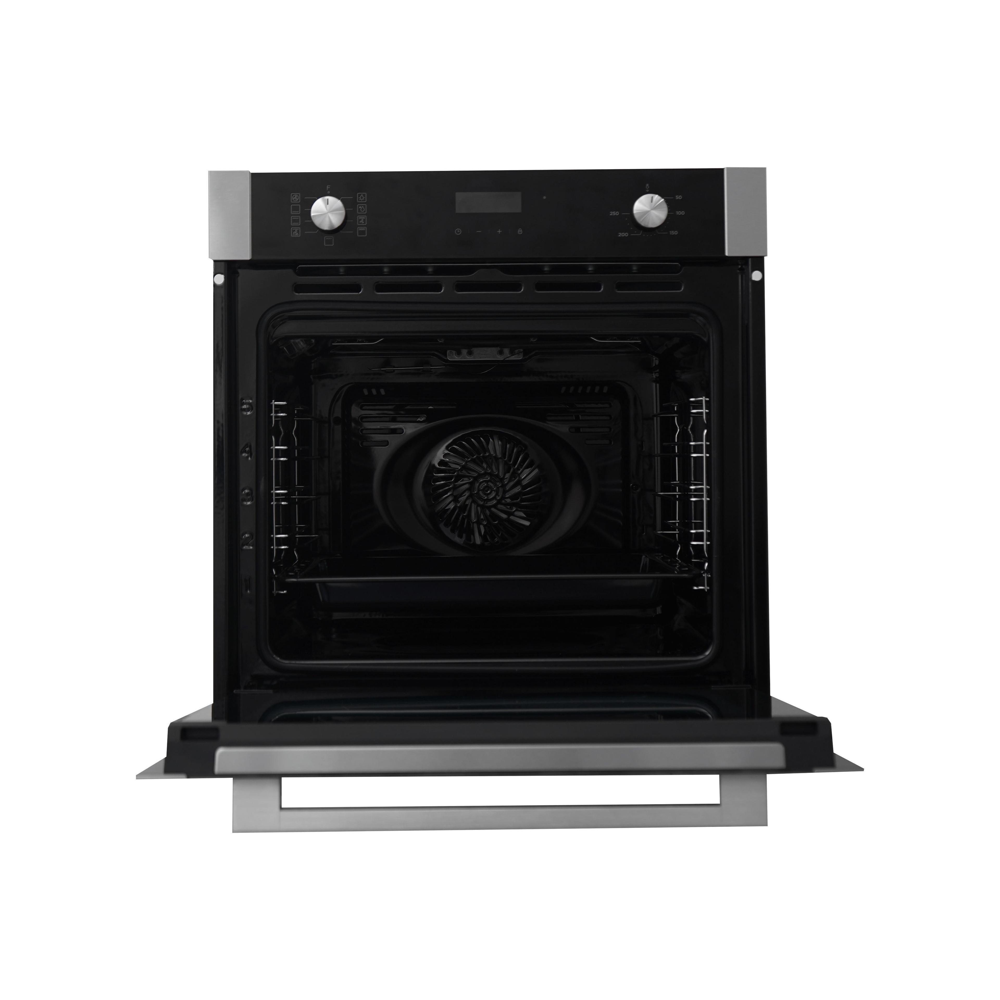 Horno eléctrico empotrable 60 litros con Spiedo diagonal HE30D0-3