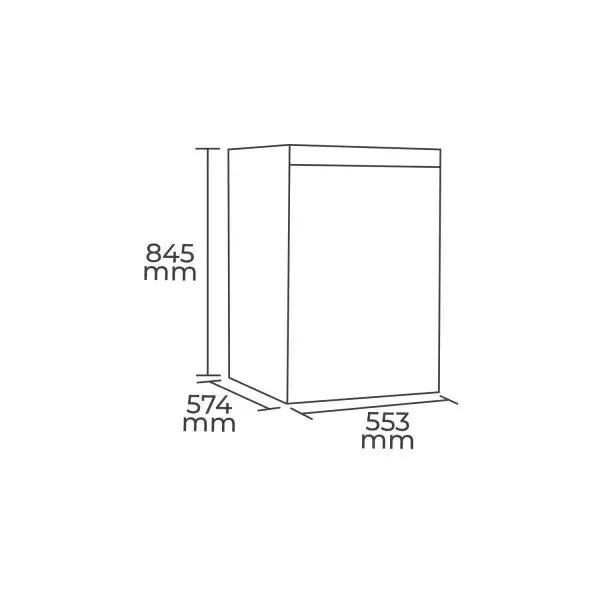 Frigobar 113 litros Inox HS-147R-5