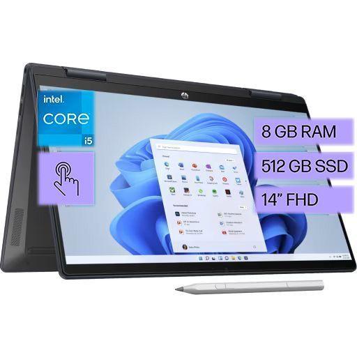 HP Pavilion x360 2-in-1 Laptop 14-ek0009la 8gb 512GB SSD 14" FHD Táctil + Lápiz-0