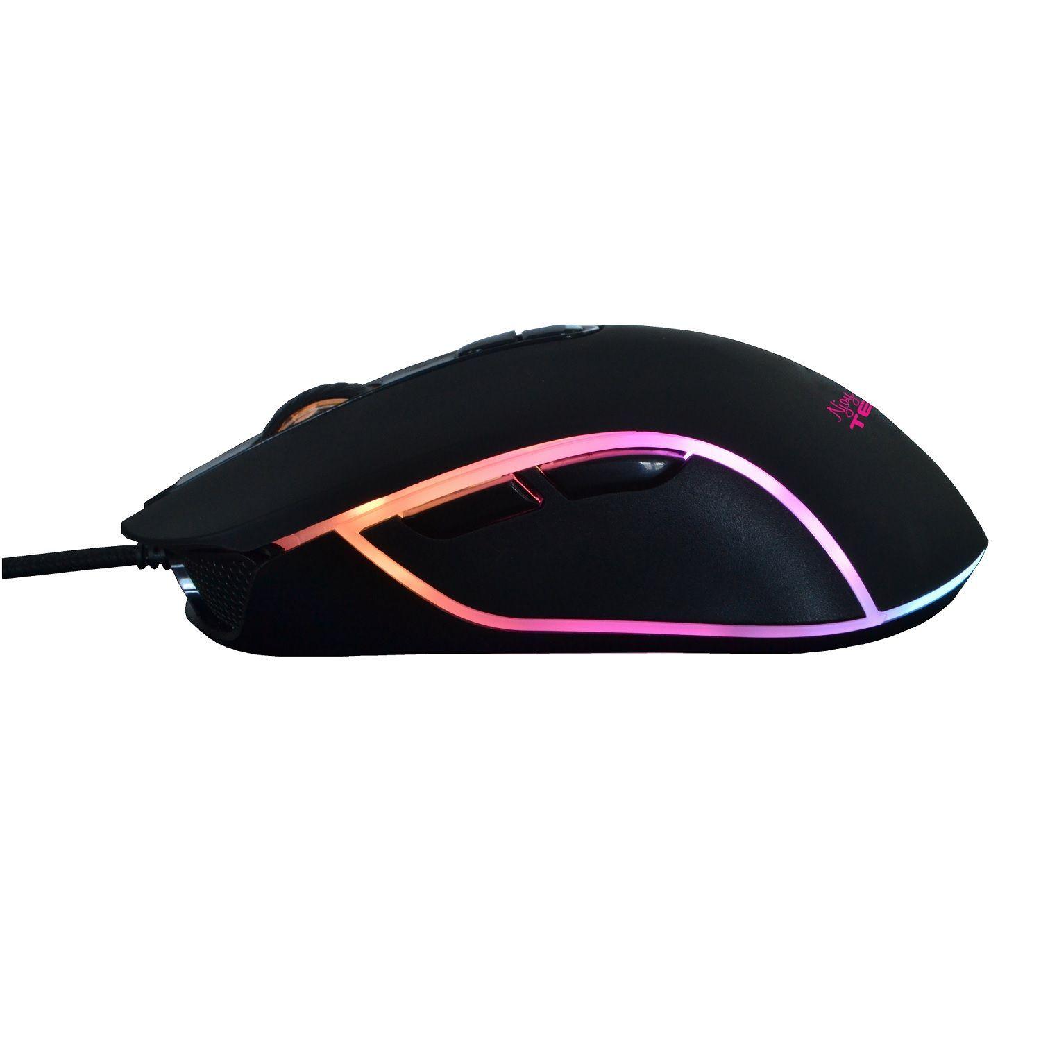 Mouse Gamer Pro4800dpi Stratos Njoytech Rgb Programable Usb-2