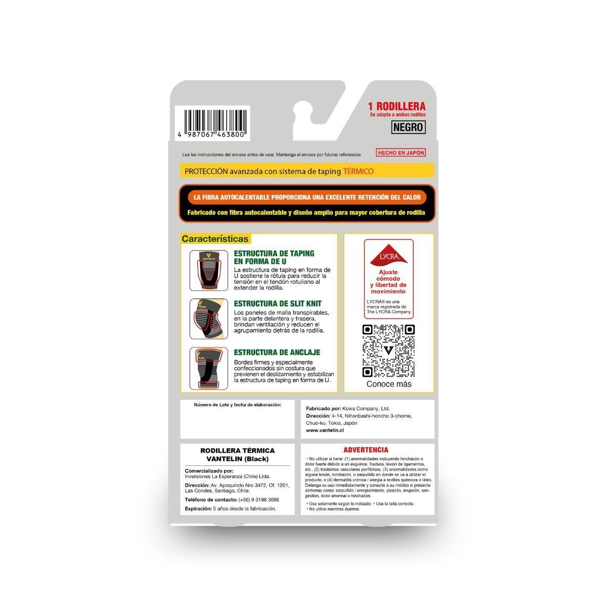 Rodillera Thermal Vantelin-3