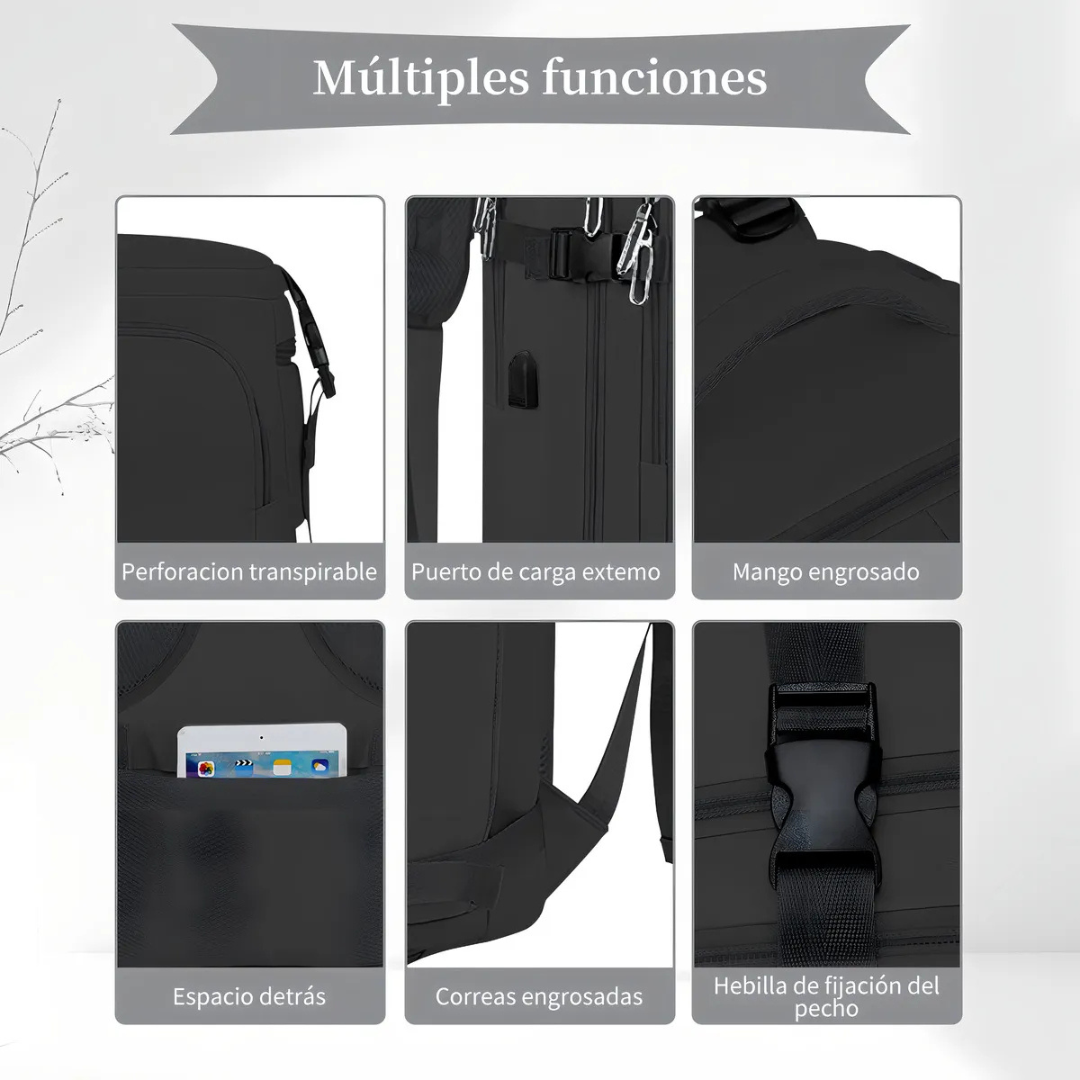 Mochila Viral de Viaje Apta para Cabina de Mano-2