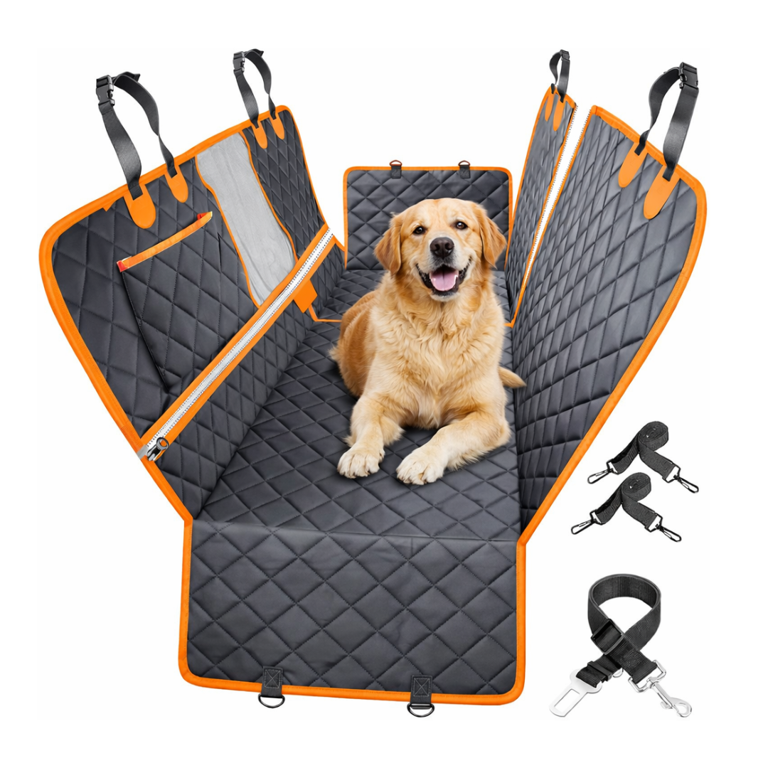 Protector Funda Cubre Asiento Auto Perros Mascotas Petbrands-0