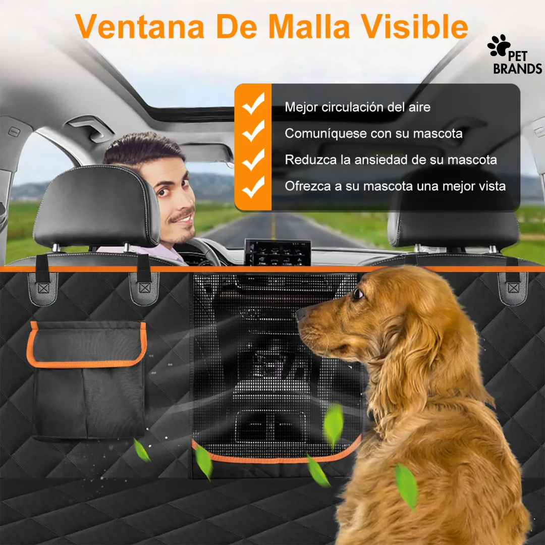 Protector Funda Cubre Asiento Auto Perros Mascotas Petbrands-6