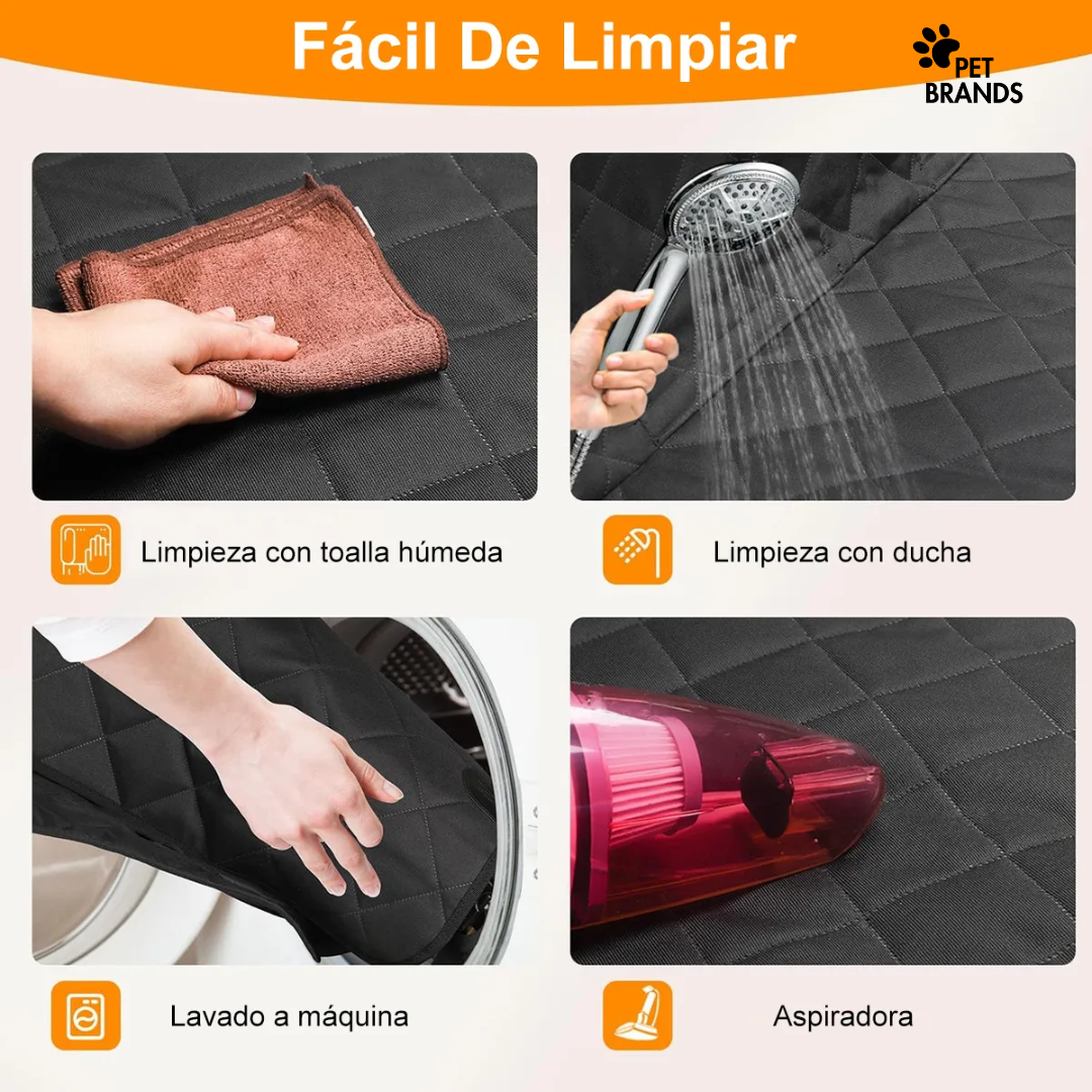 Protector Funda Cubre Asiento Auto Perros Mascotas Petbrands-7
