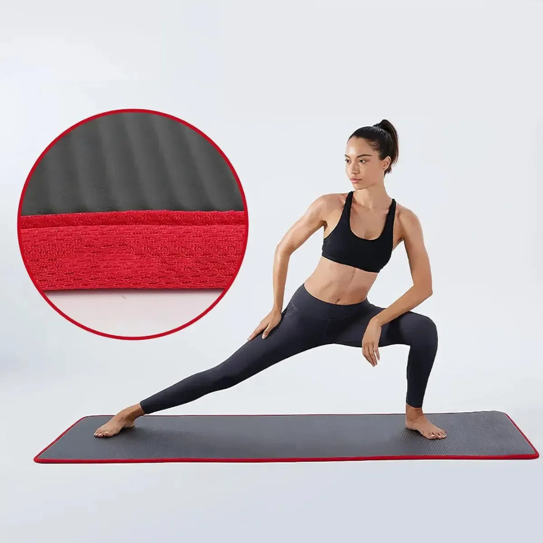 Mat Yoga Grueso 10mm C modo Antideslizante Nbr 183x61cm Fit-4