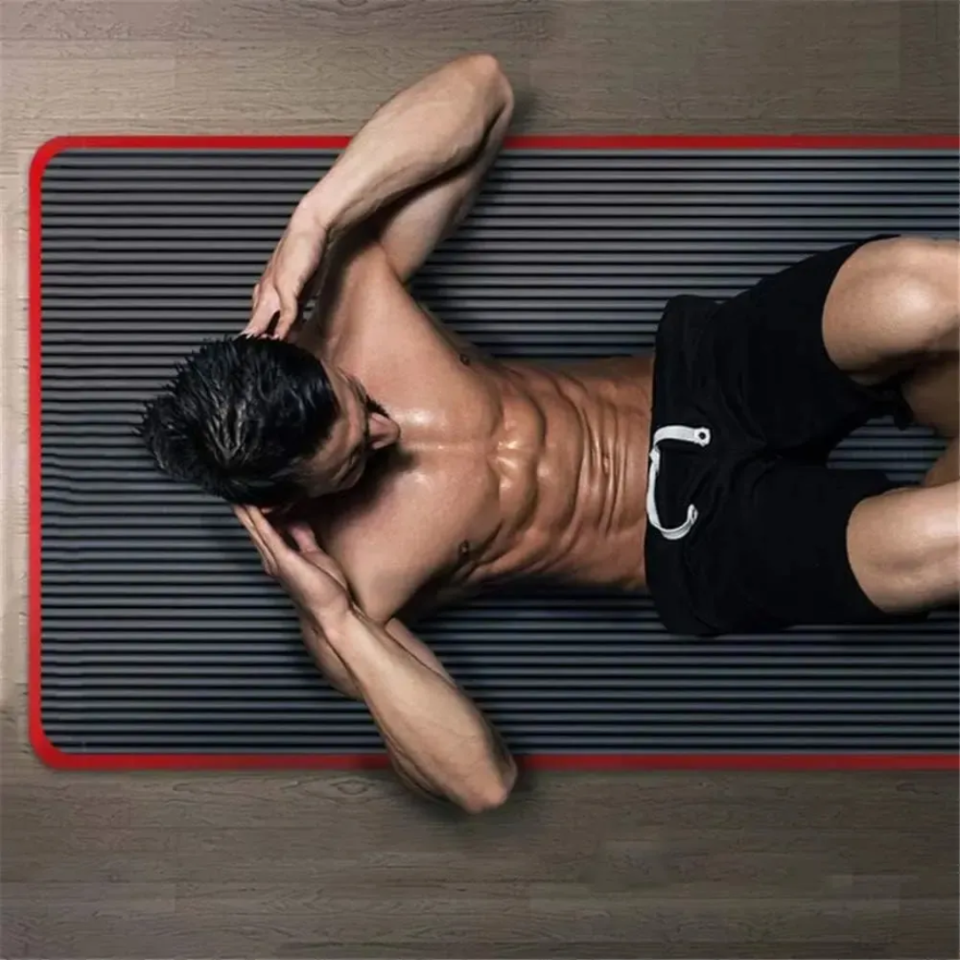 Mat Yoga Grueso 10mm C modo Antideslizante Nbr 183x61cm Fit-6