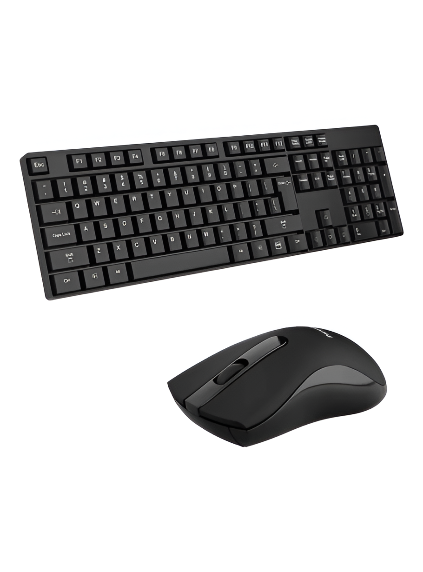 Kit Mouse y Teclado Inalámbrico Philips C501 Español Latinoamérica Negro-5