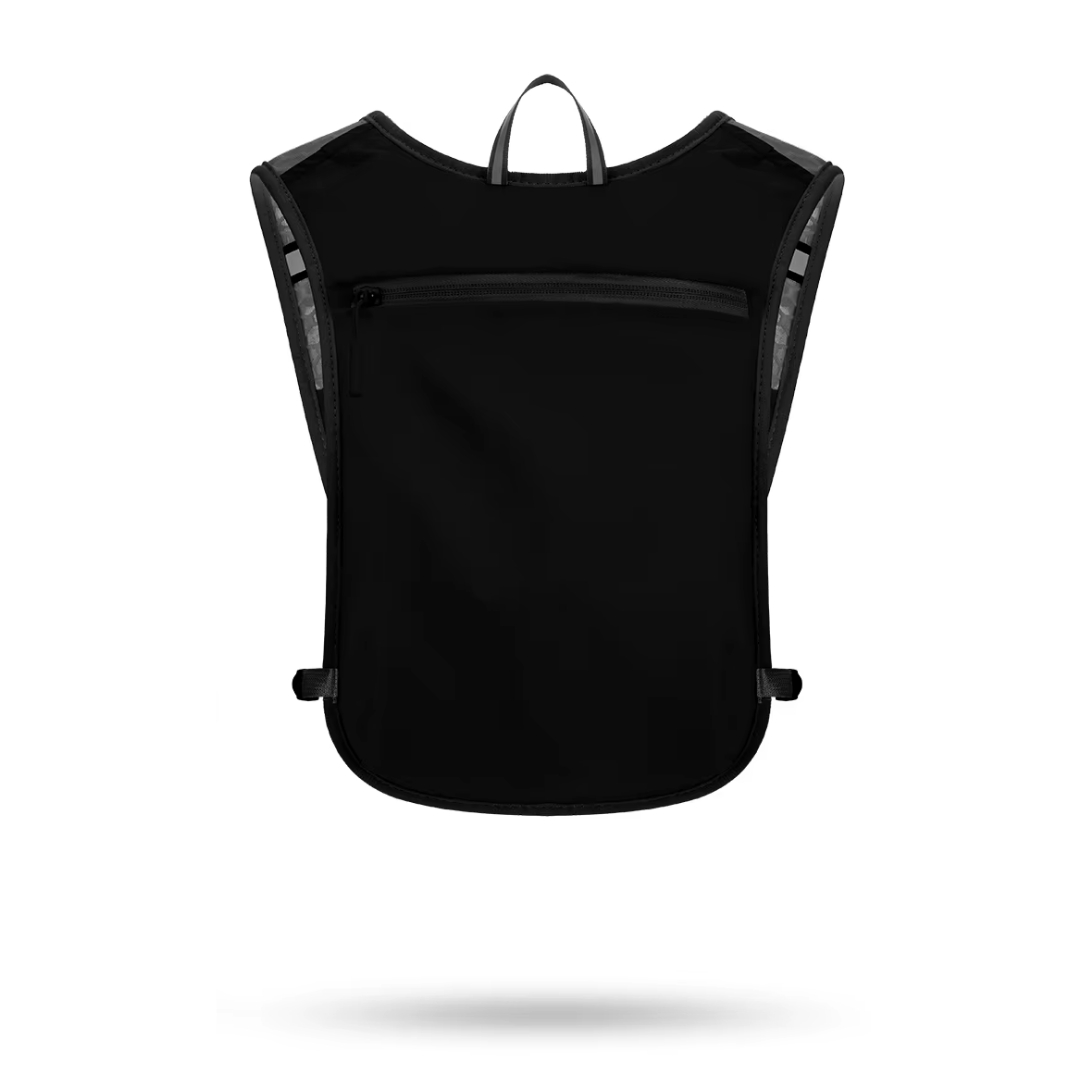 Chaleco Running Bolso Bicicleta Mochila Trail Senderismo Negro-2
