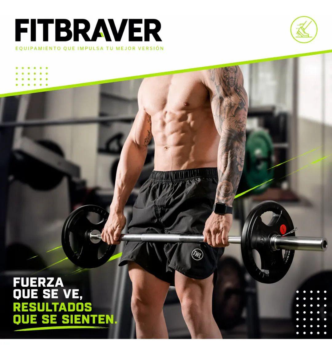 Disco Olímpico Grip 5kg Con Asas Recubierto En Goma-2