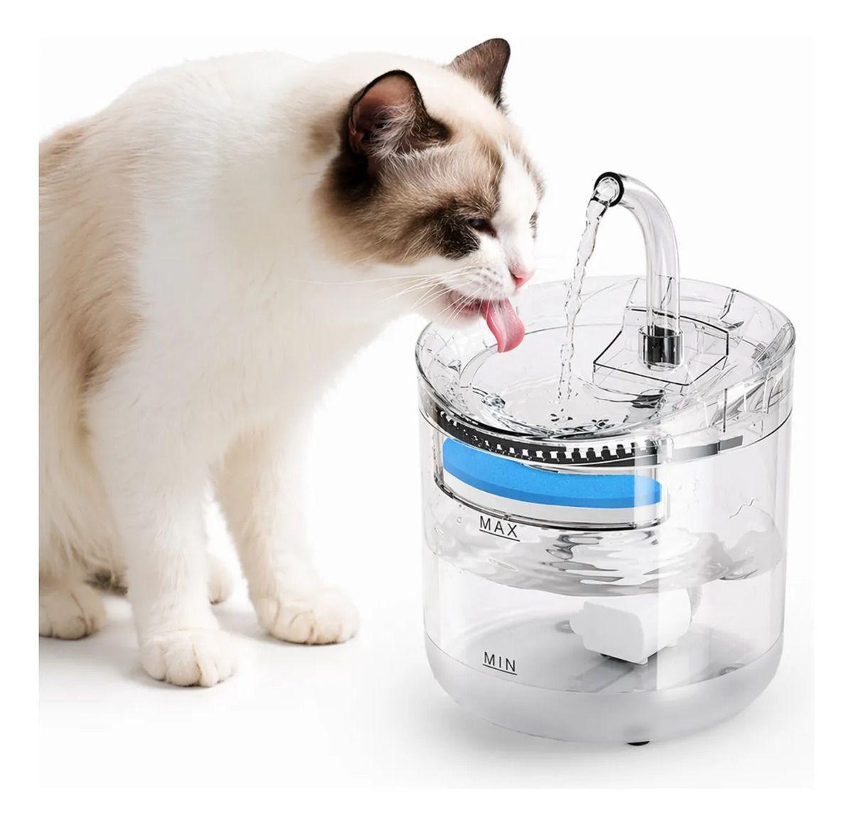 Bebedero Dispensador Agua Automatico Gatos Perros-0