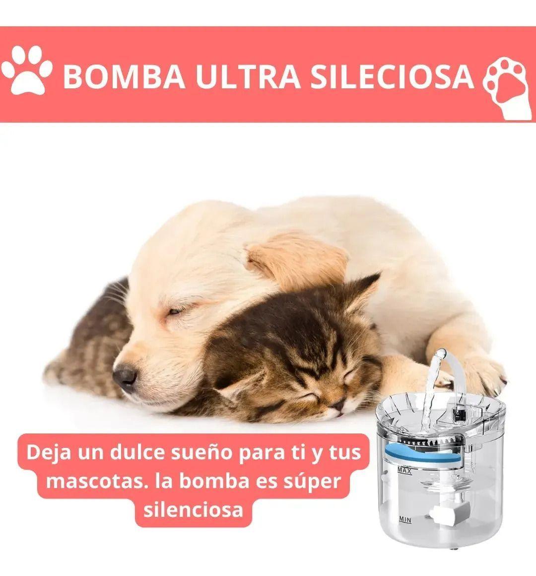 Bebedero Dispensador Agua Automatico Gatos Perros-2