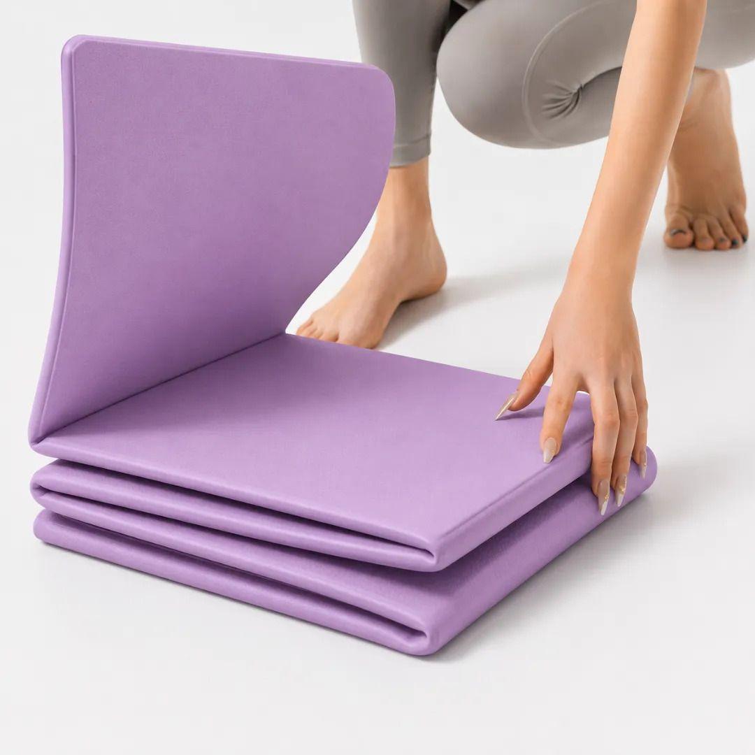 Mat De Yoga Plegable Abdominales Antideslizante 183x60x0.5-3
