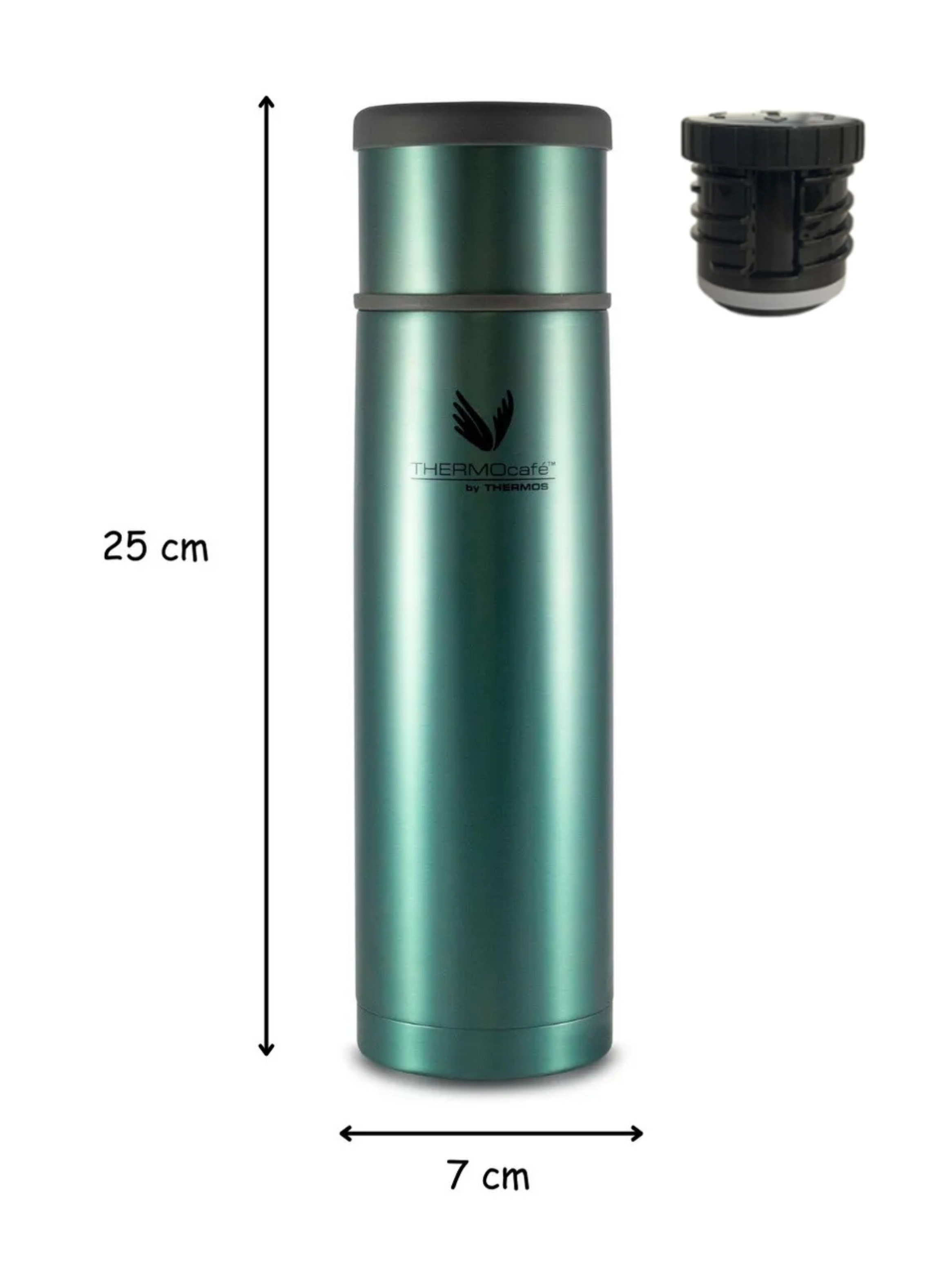 Termo de 500ml Thermos Agua Caliente Fria 24hrs-2