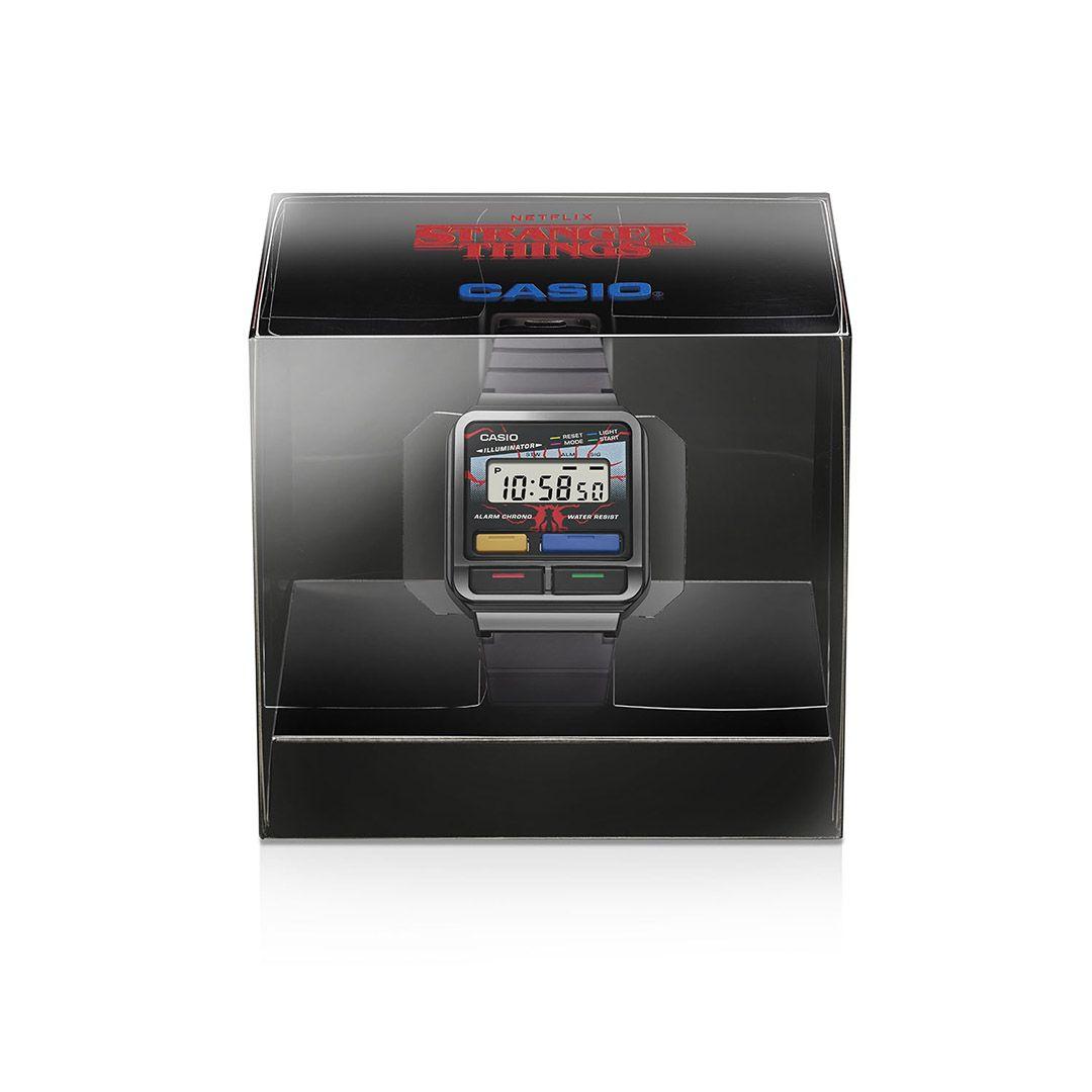 Reloj Unisex CASIO A120WEST-1ADR |  Stranger Things-3