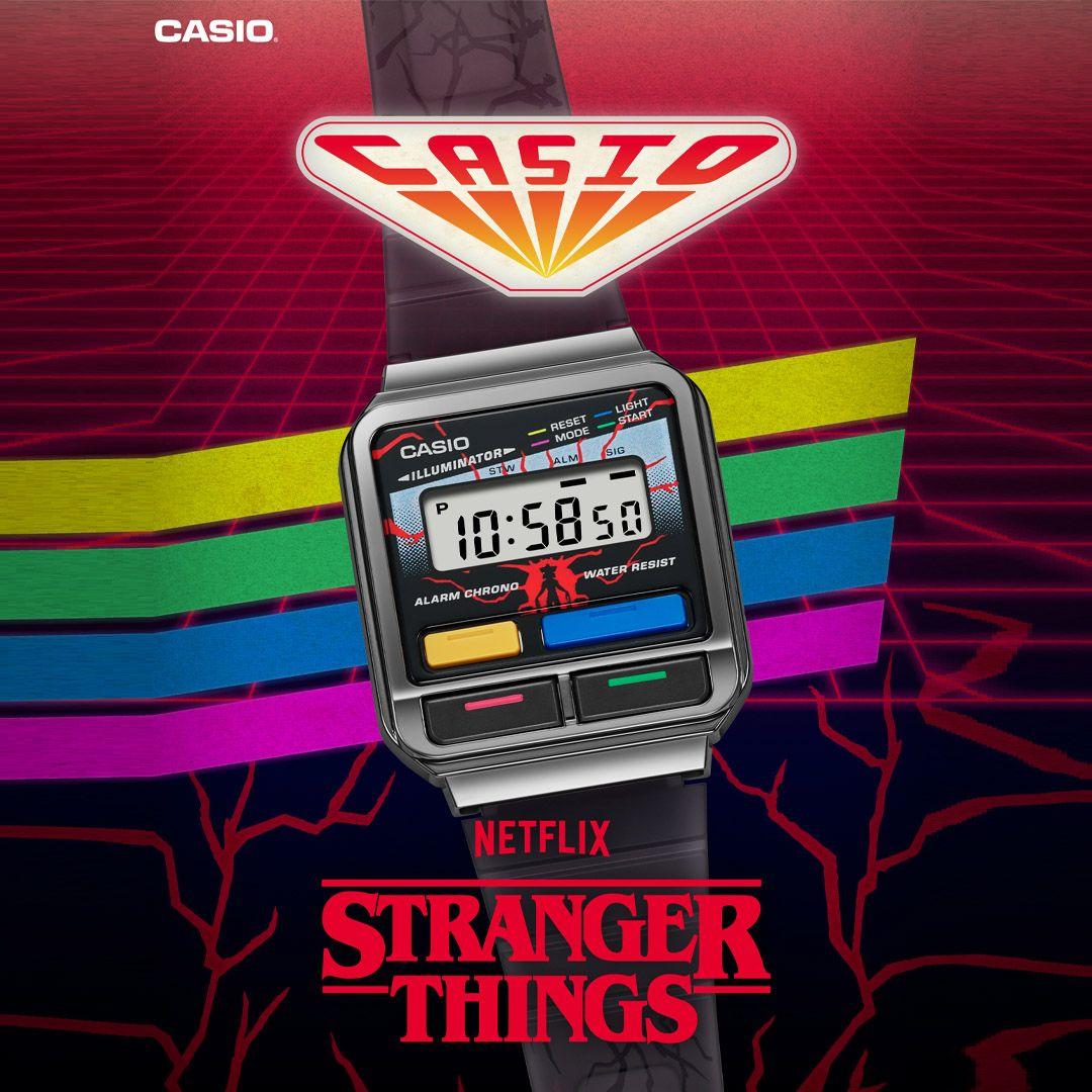 Reloj Unisex CASIO A120WEST-1ADR |  Stranger Things-8