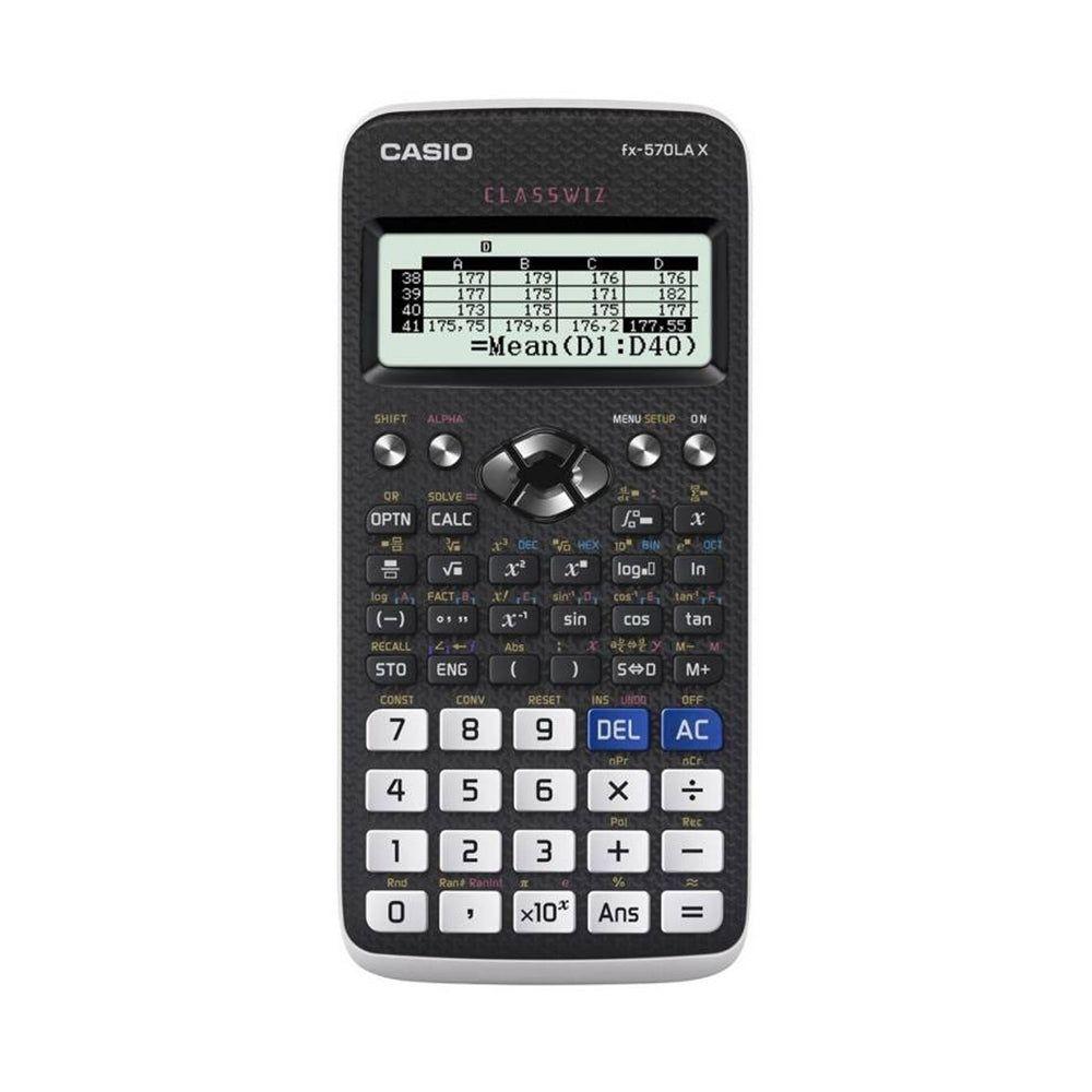 Calculadora Cientifica Casio FX-570LAX-BK-W-DH-0