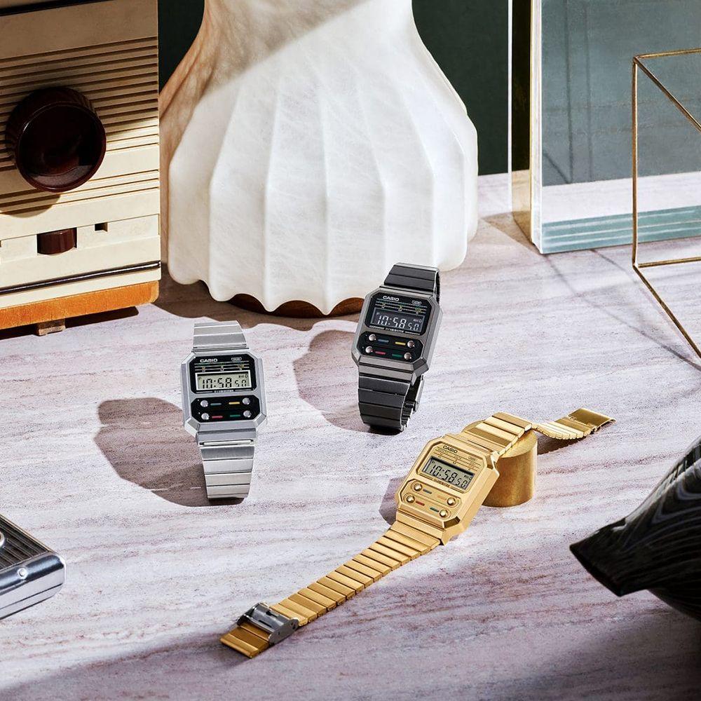 Reloj Unisex Casio A100WE-1ADF-1