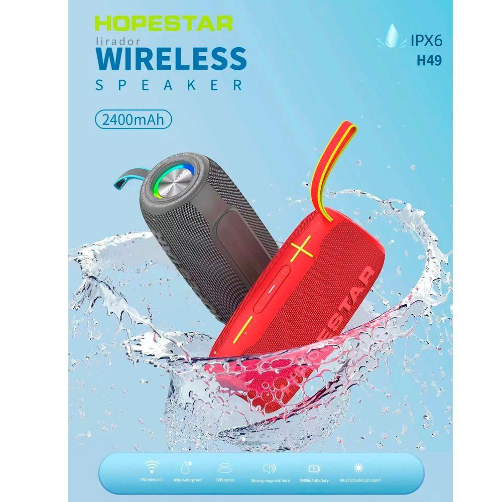 Parlante Hopestar H49- Inalámbrico Con Usb, Luz Rgb-4
