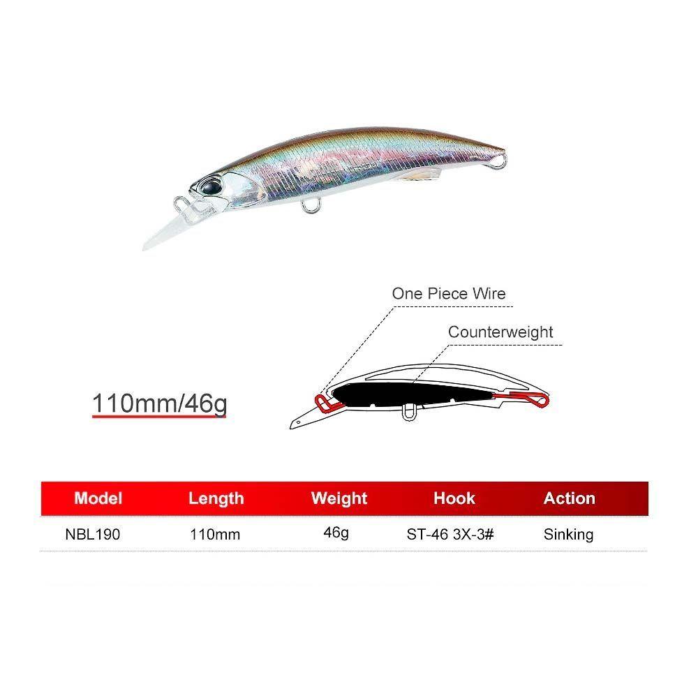 Señuelos corvina 9.5cm 40g Pesca Deportiva-2