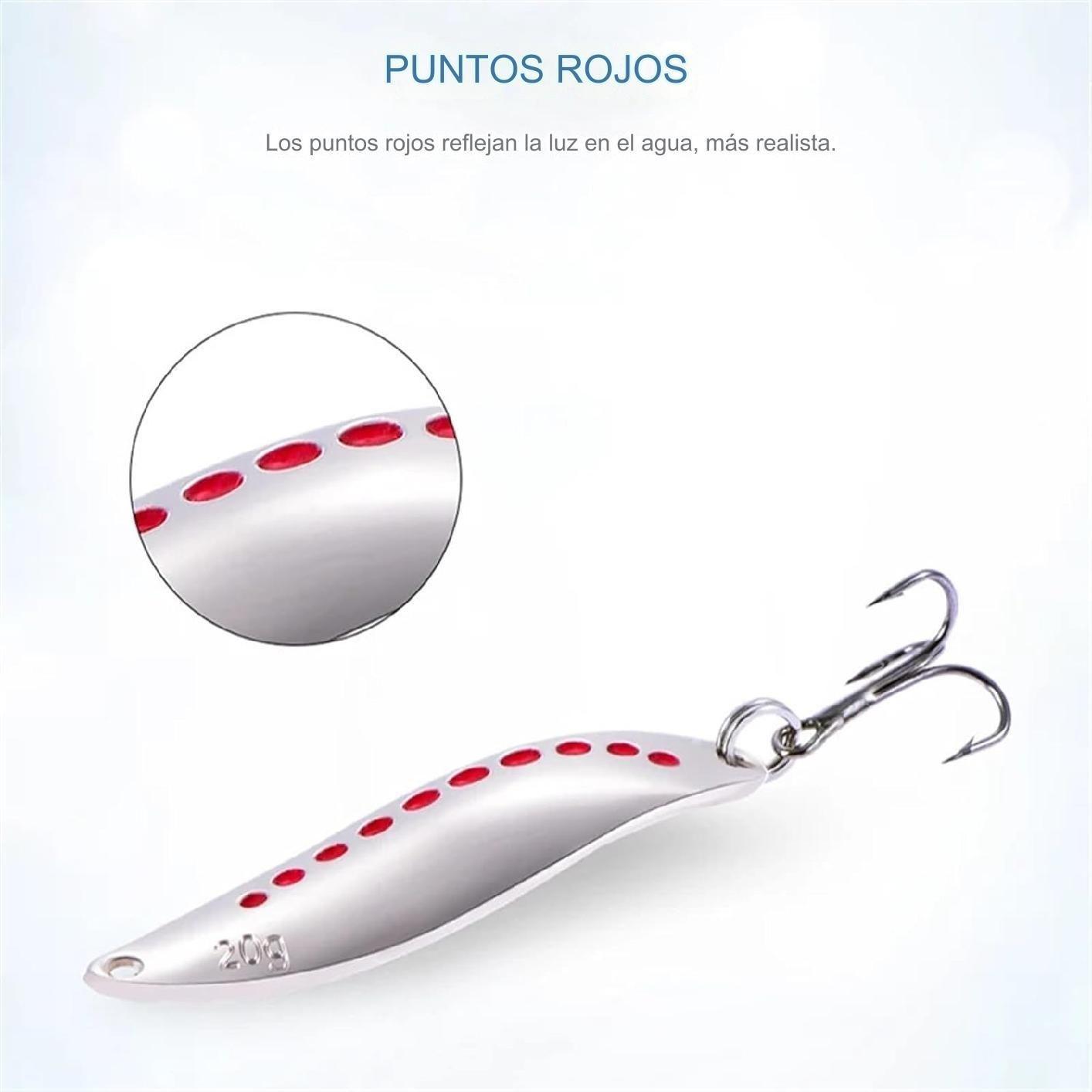Señuelo de pesca Chispa Giratoria 15g Lago/río/mar-2