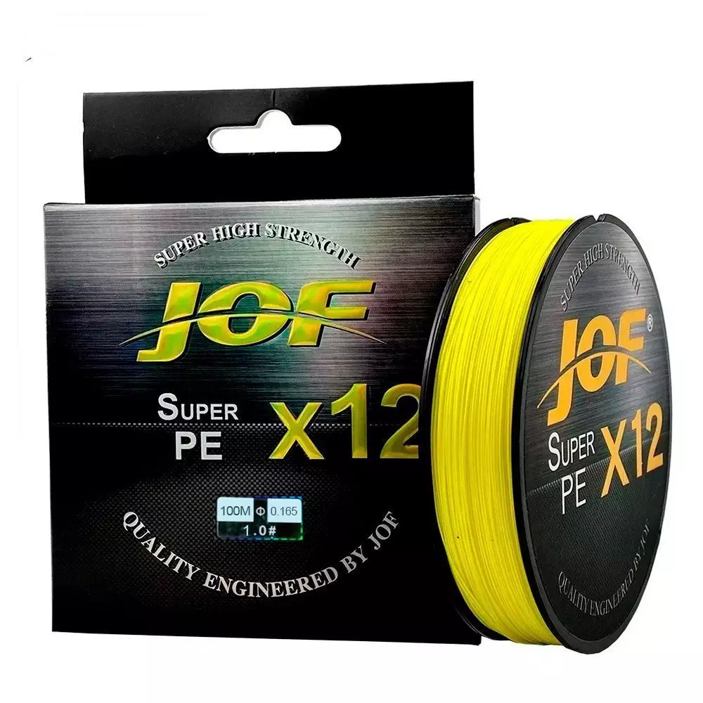 Hilo Pesca Multifilamento De 12 Hebras Jof 0.37mm 100mt-3